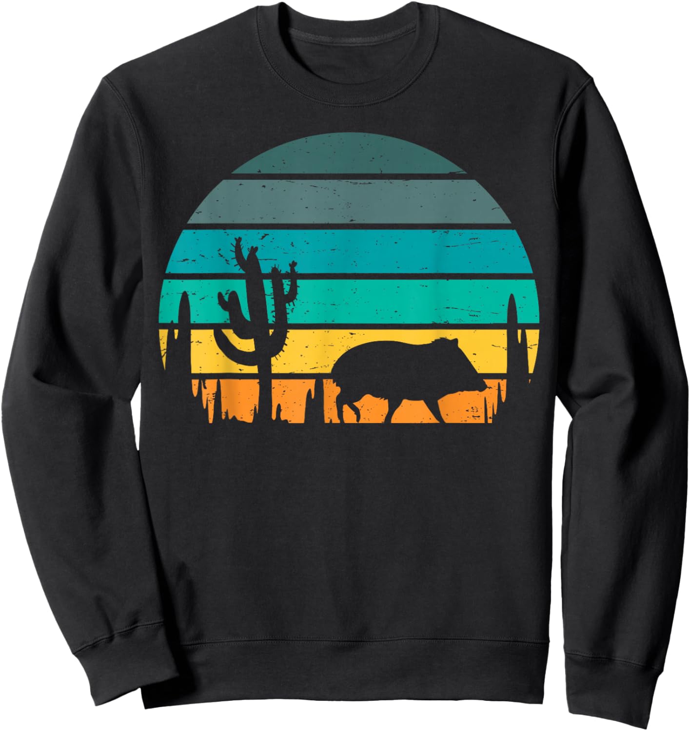 Javelina Pig Desert Arizona Quote for a Javelina fan Sweatshirt - Sweatshirt | Black