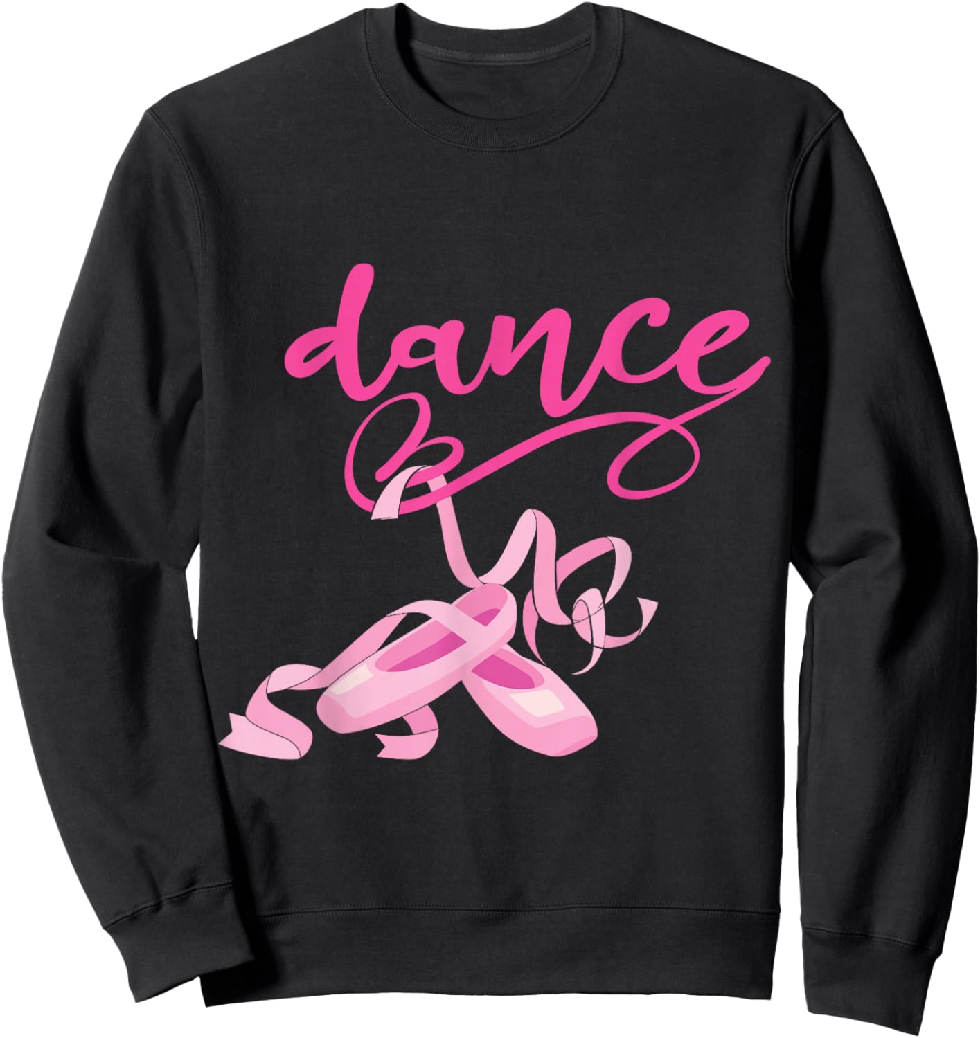 Ballet Toddler Girls Women Ballet Dancer Lover Ballerina Sweatshirt - Sweatshirt | Black
