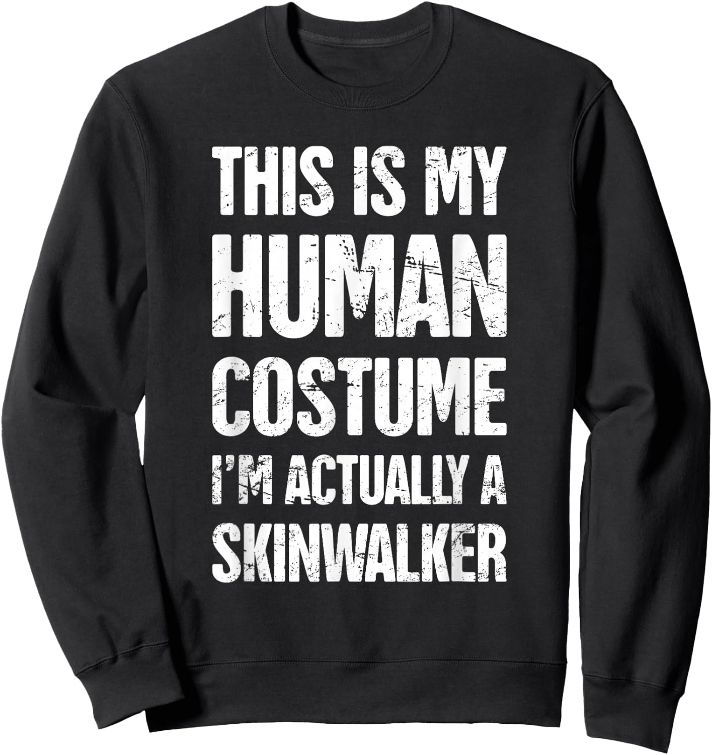 Paranormal Occult Skinwalker Costume Sweatshirt - Sweatshirt | Black