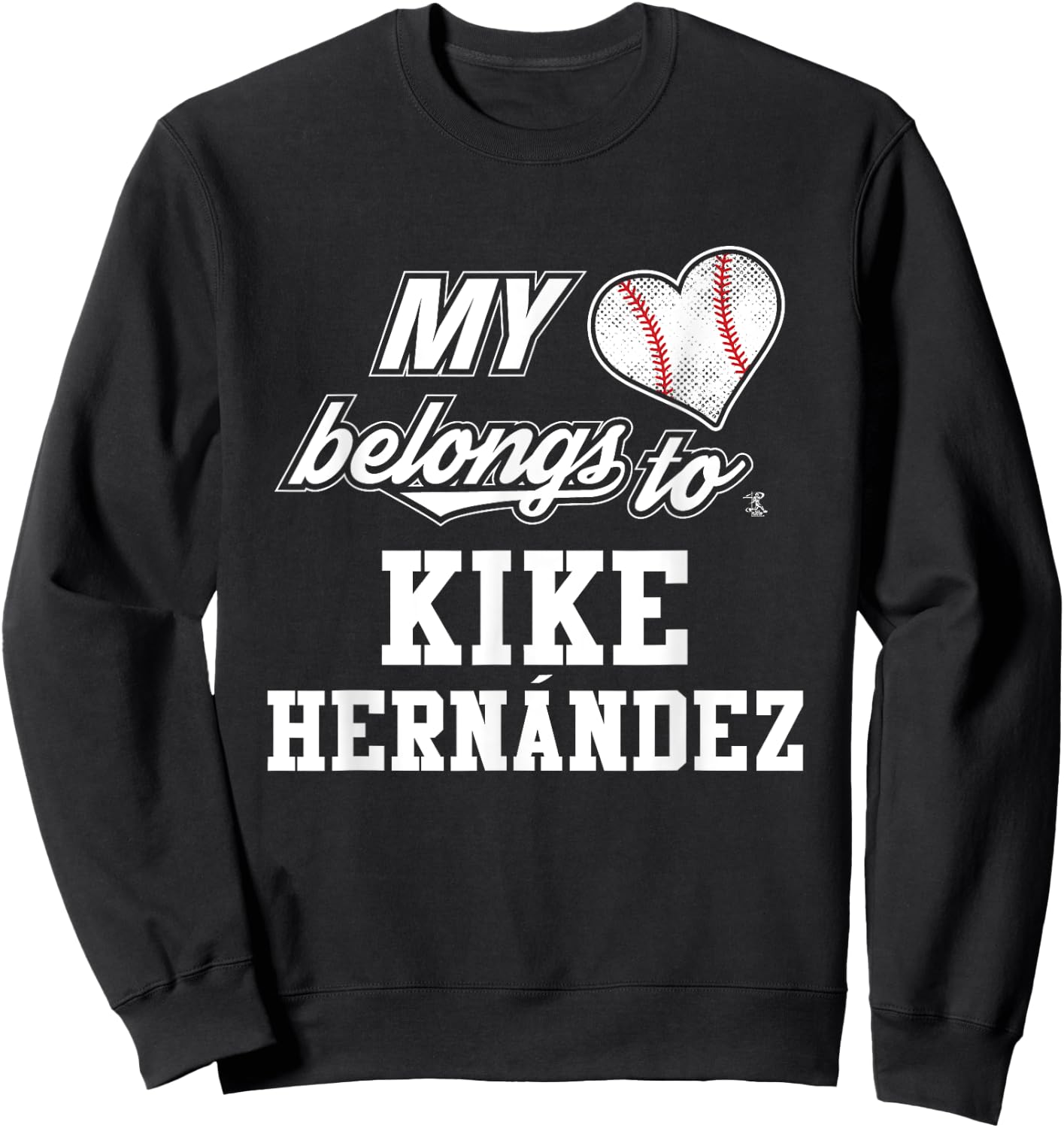 Kike Hernandez Gameday Sweatshirt - Sweatshirt | Black