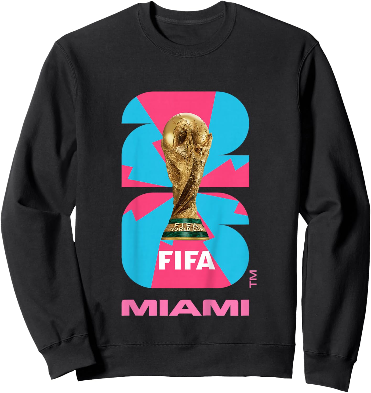 Kids FIFA World CUP26 Miami Trophy Color Sweatshirt - Sweatshirt | Black