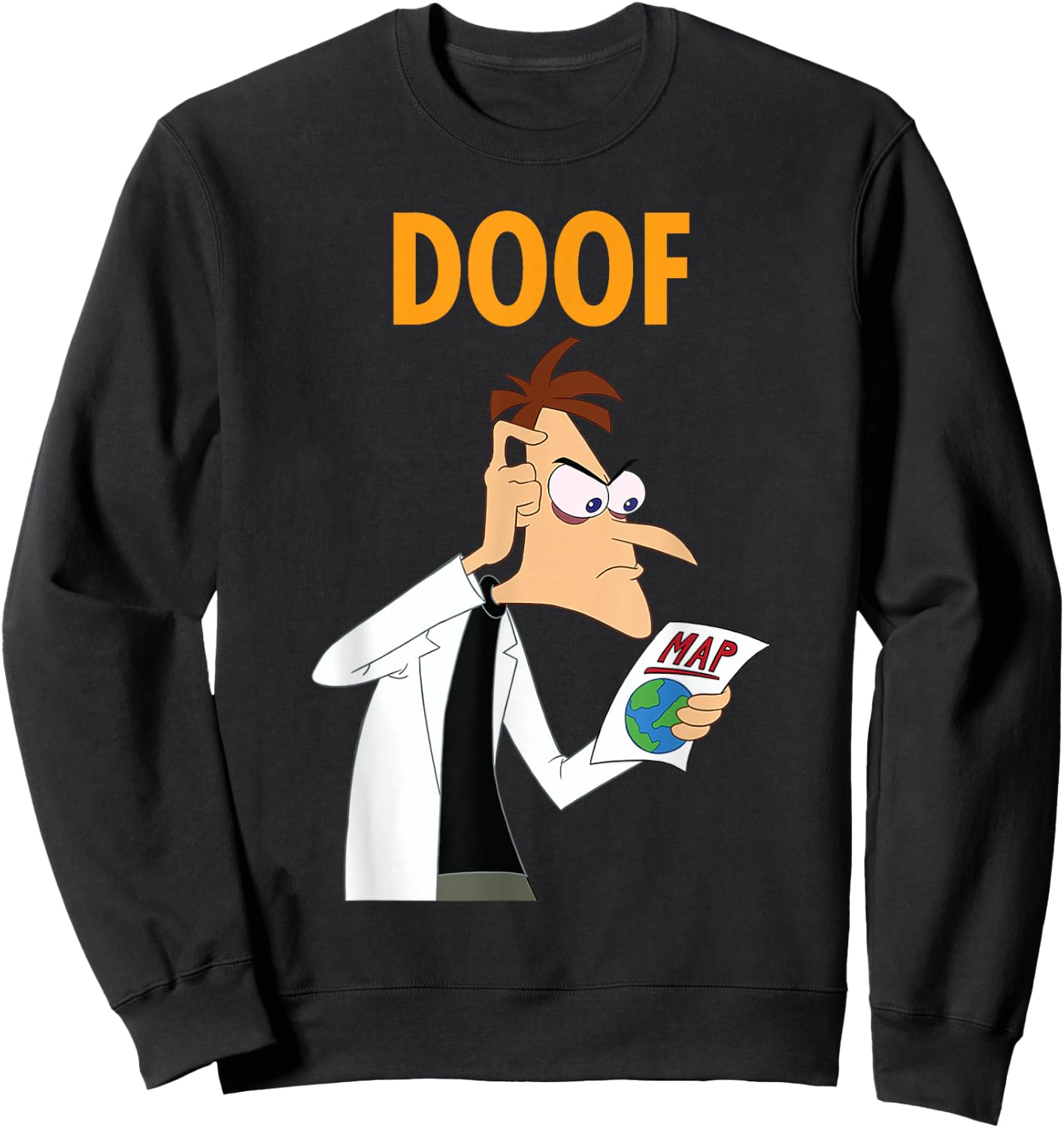 Phineas and Ferb: Candace Against the Universe Doof Sweatshirt - Sweatshirt | Black