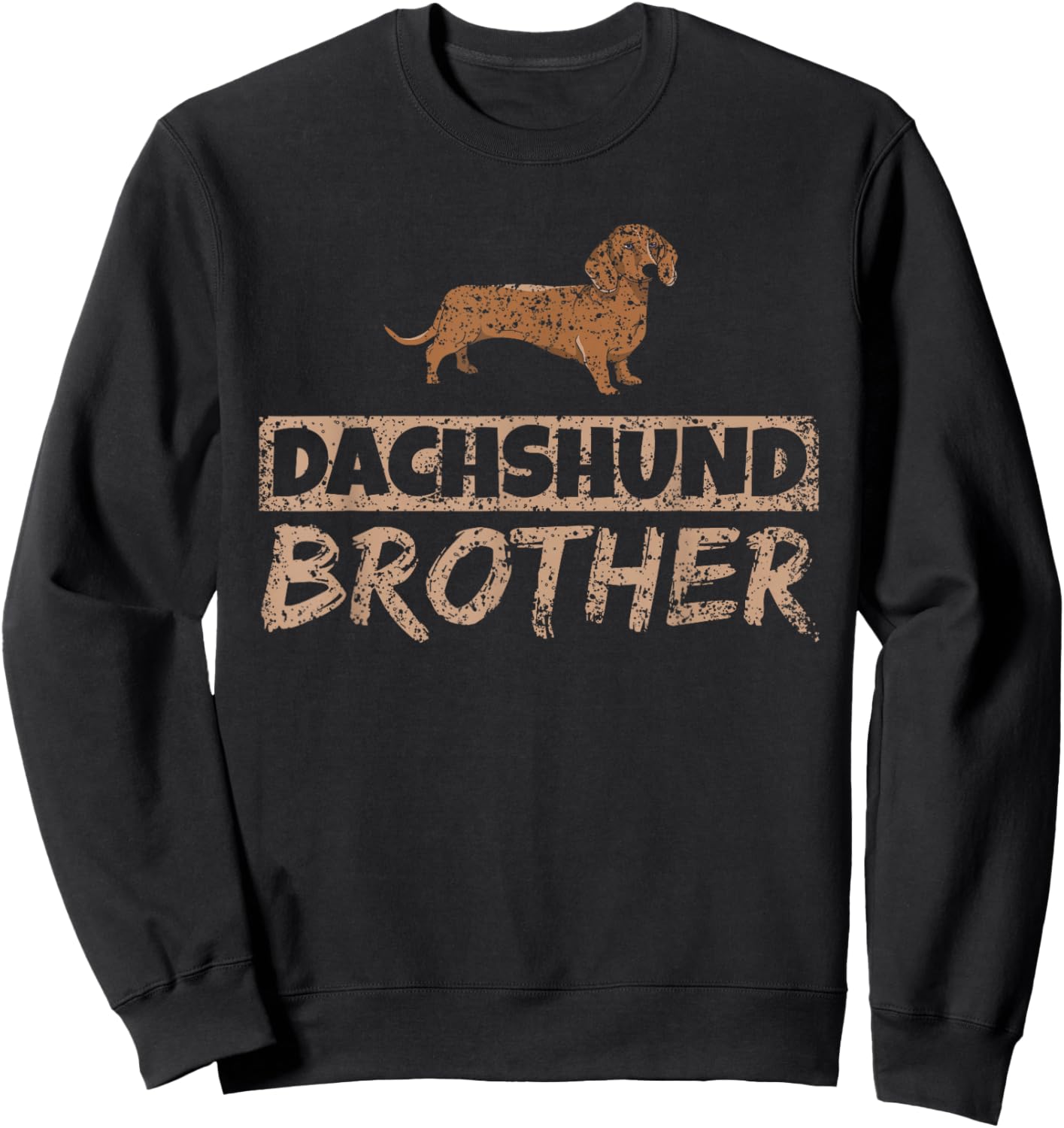 Dachshund Brother Puppy Wiener Owner Dog Dachshund Sweatshirt - Sweatshirt | Black