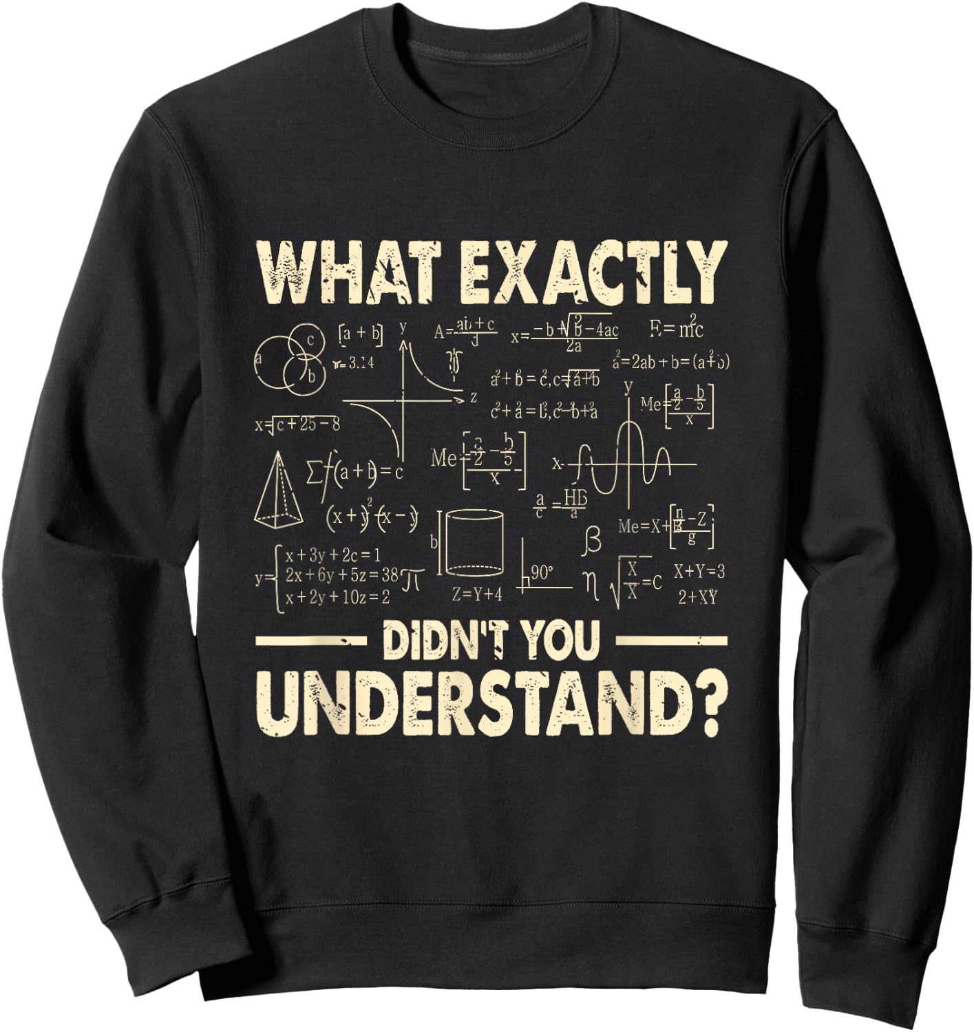 Funny Physicist Scienctist Nerd Geek Gift Physics Sweatshirt - Sweatshirt | Black