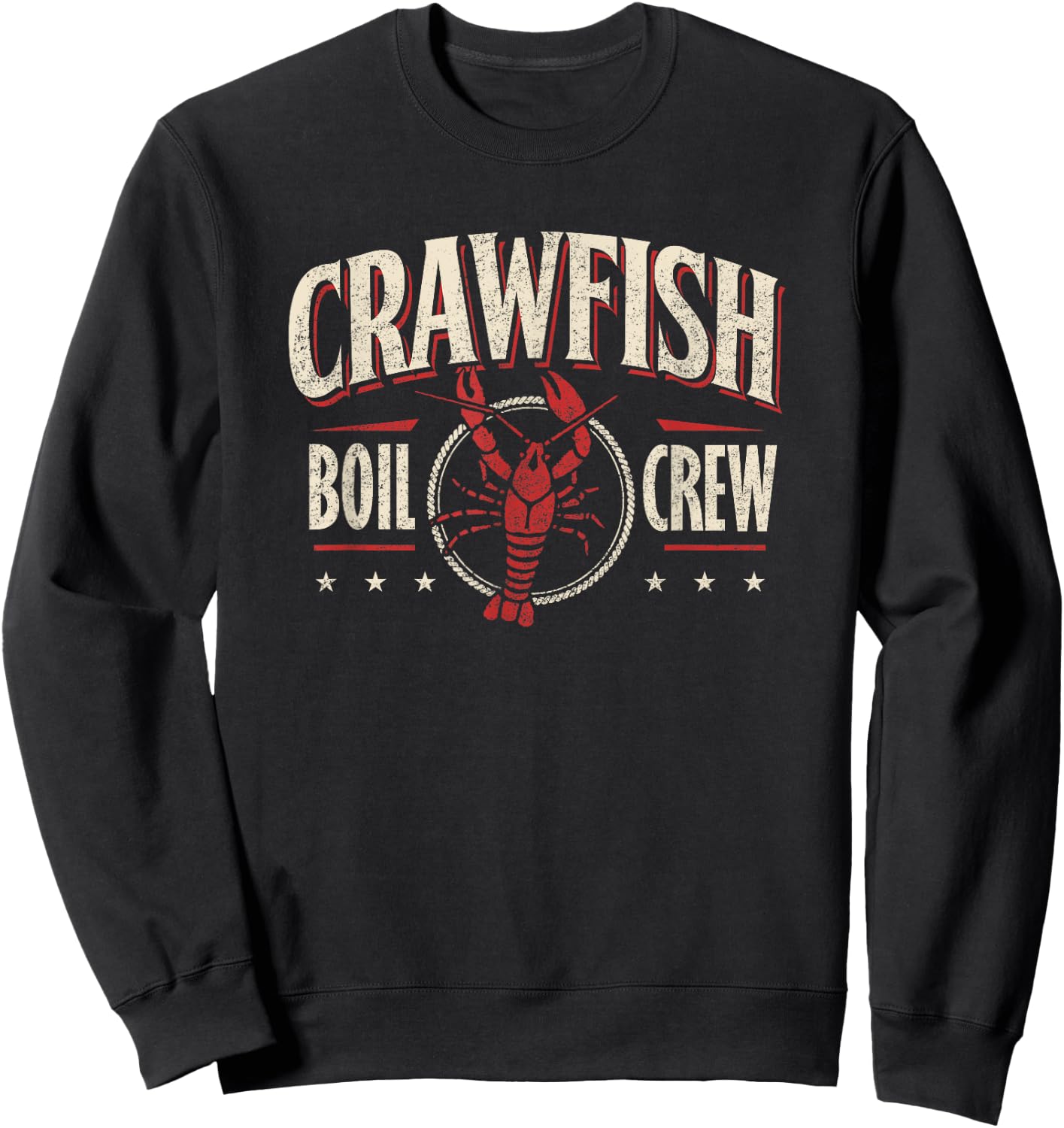 Crawfish Boil Crew Shirt Cajun Season Lover Party Funny Sweatshirt - Sweatshirt | Black