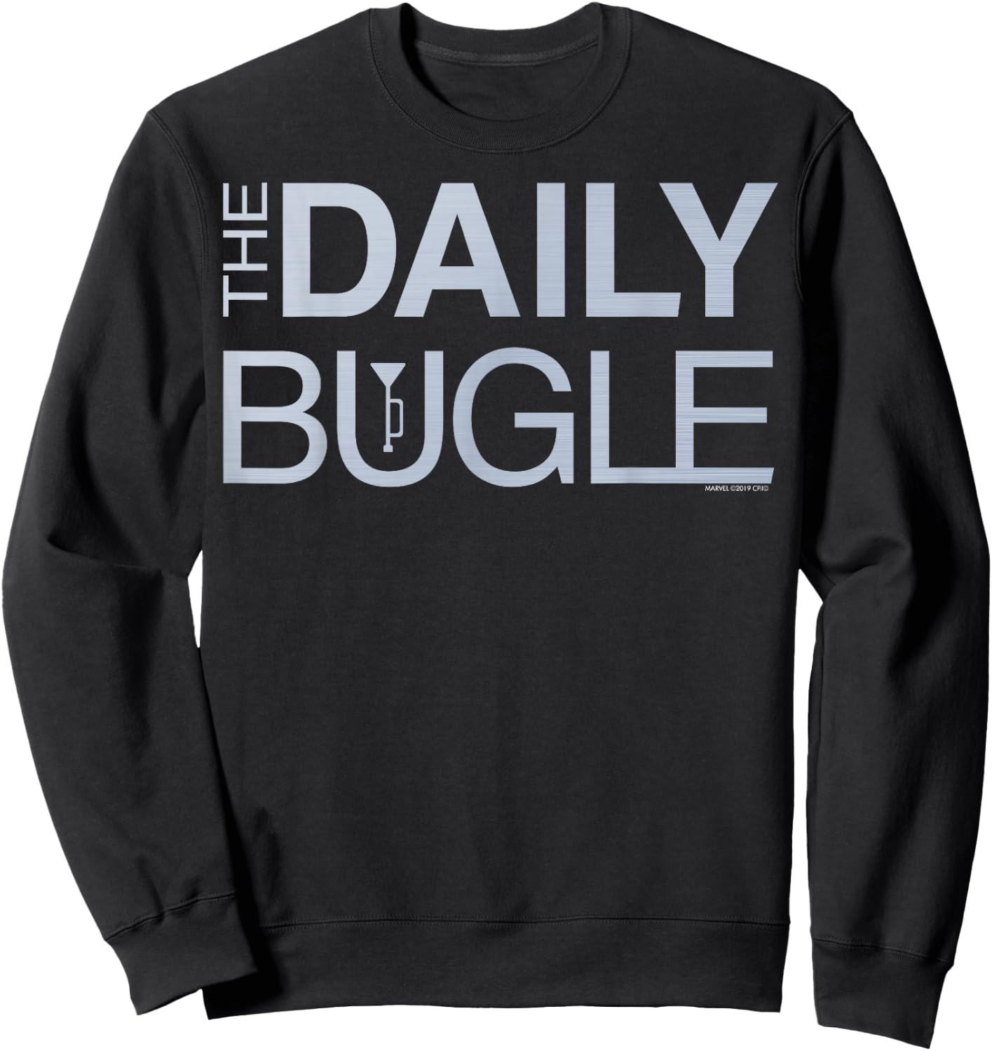 Marvel Spider-Man Far from Home The Daily Bugle Logo Sweatshirt - Sweatshirt | Black