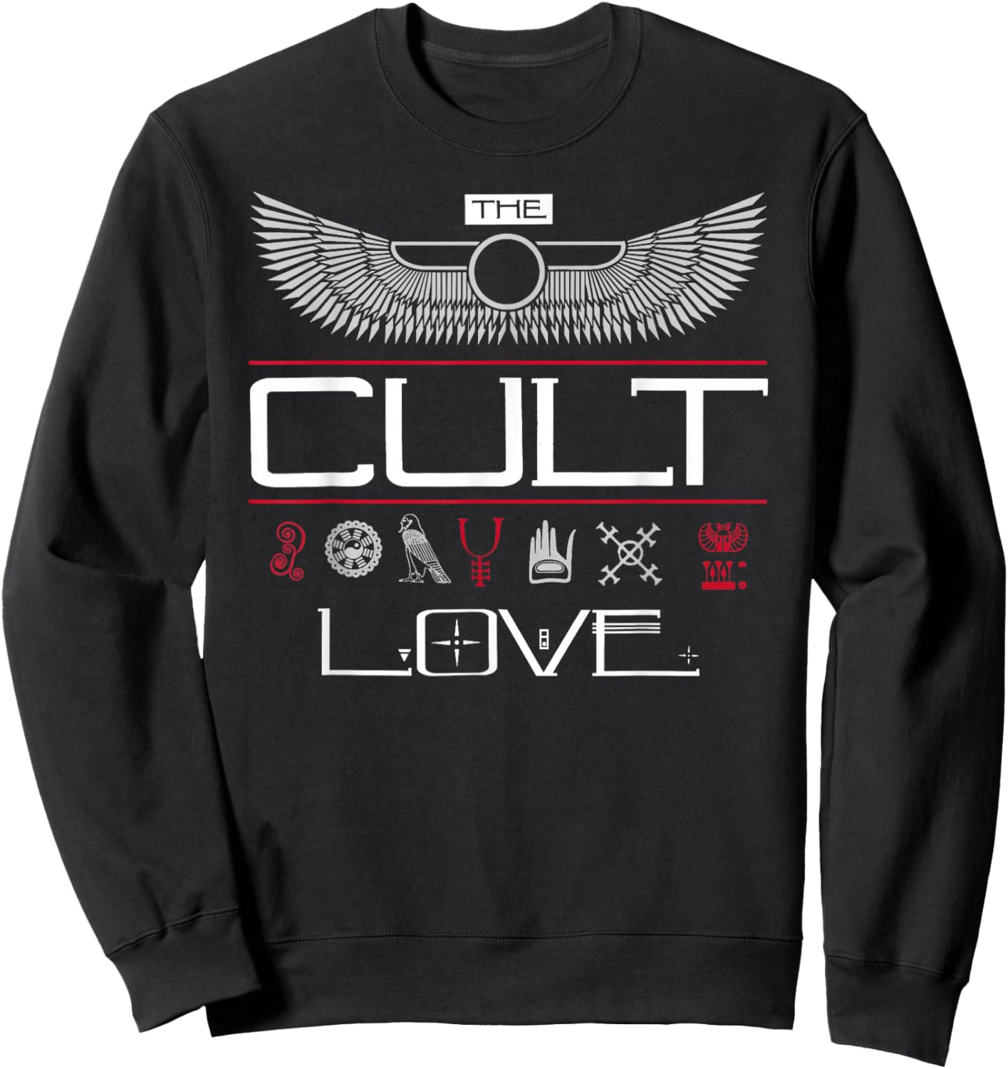 The Cult – Love Symbols Sweatshirt - Sweatshirt | Black