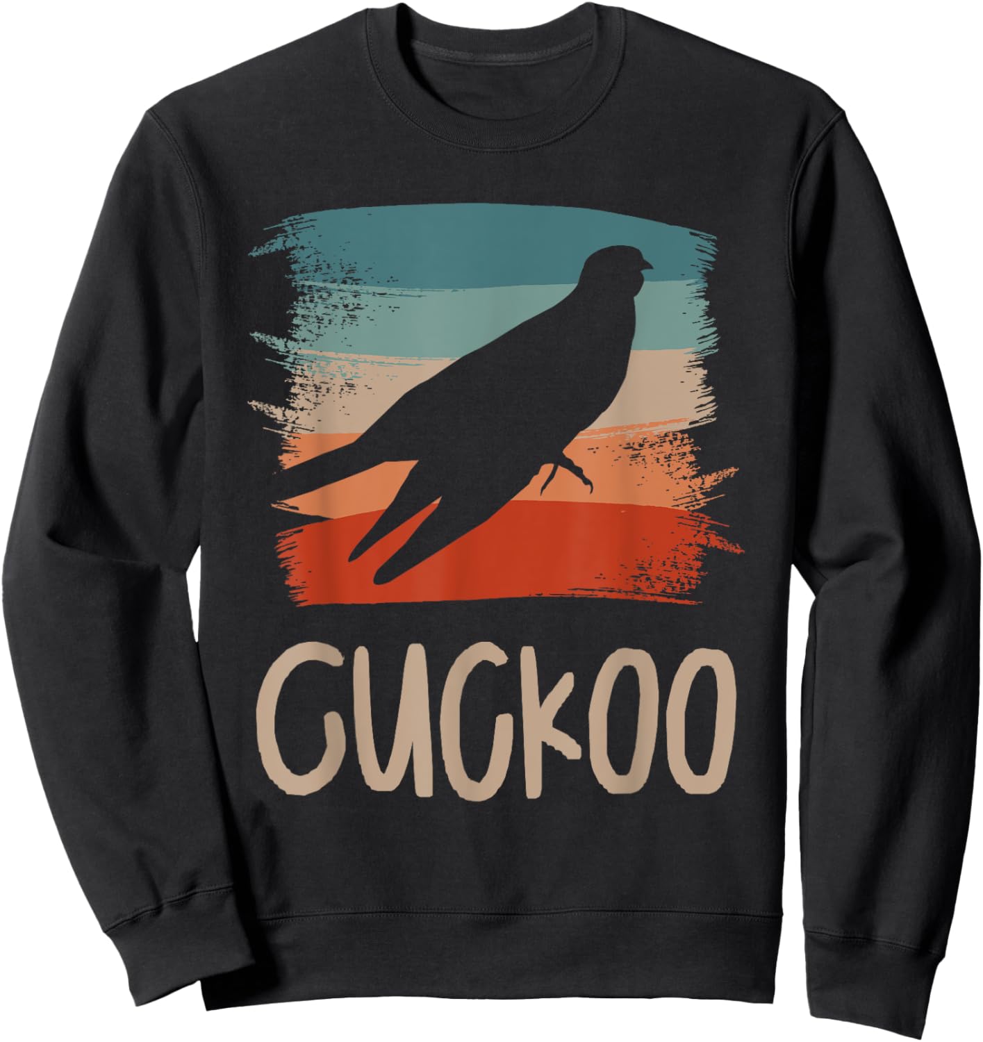 Retro Vintage Cuckoo Cuckoos Sweatshirt - Sweatshirt | Black