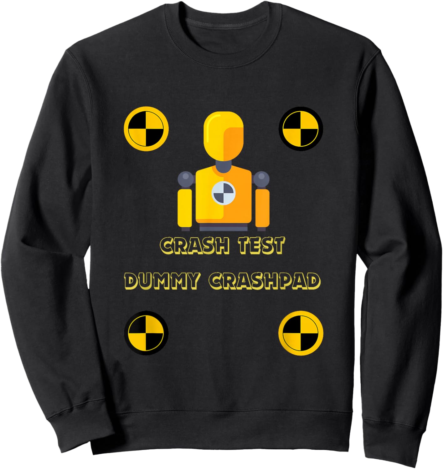 Crash Test Dummy Crashpad Sweatshirt - Sweatshirt | Black