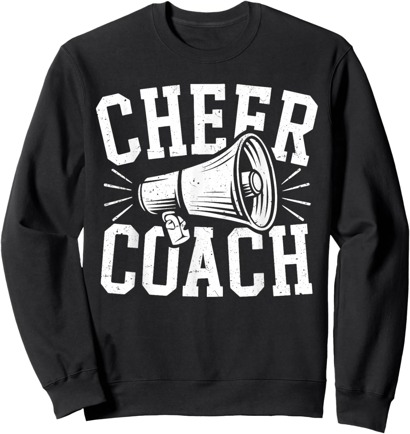 Cheer Coach Shirt Cheerleading Men Women Cheerleader Coach Sweatshirt - Sweatshirt | Black
