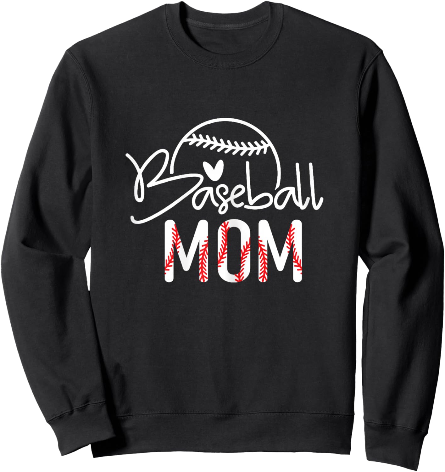 Baseball Mom Baseball Player Game Day Sports Mom Sweatshirt - Sweatshirt | Black