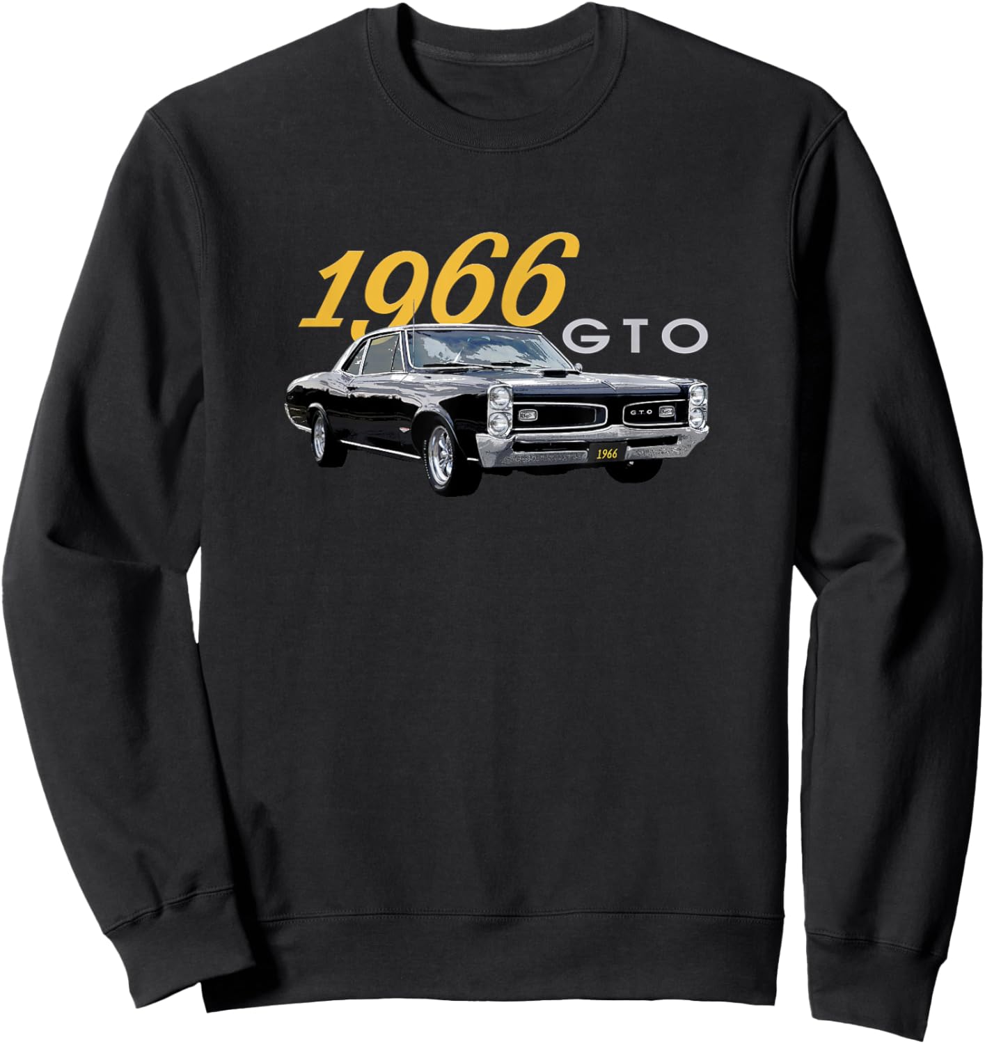 American Muscle Cars,1966 GTO, Classic Cars, CAR Guys, 1960s Sweatshirt - Sweatshirt | Black