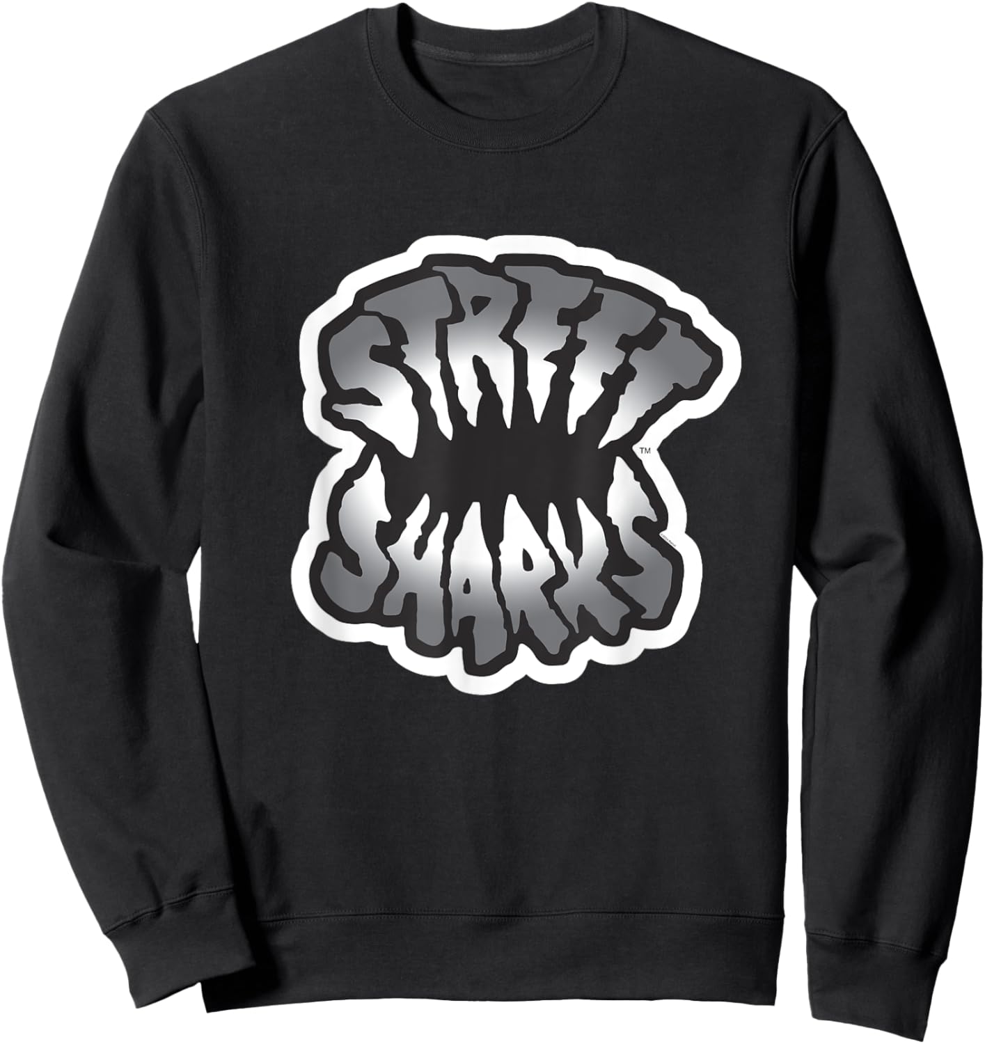 Street Sharks - Grey Logo Sweatshirt - Sweatshirt | Black