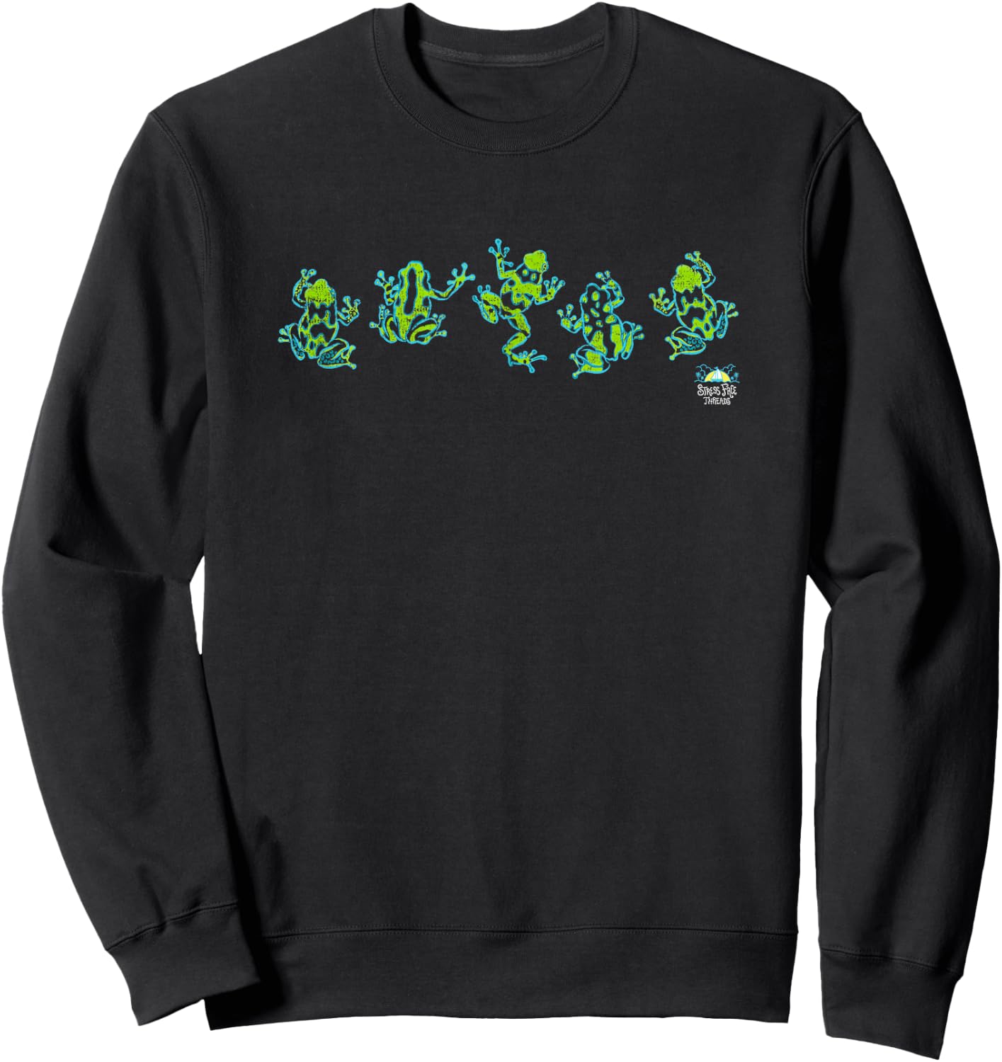 Dart Frogs Vintage Sweatshirt - Sweatshirt | Black