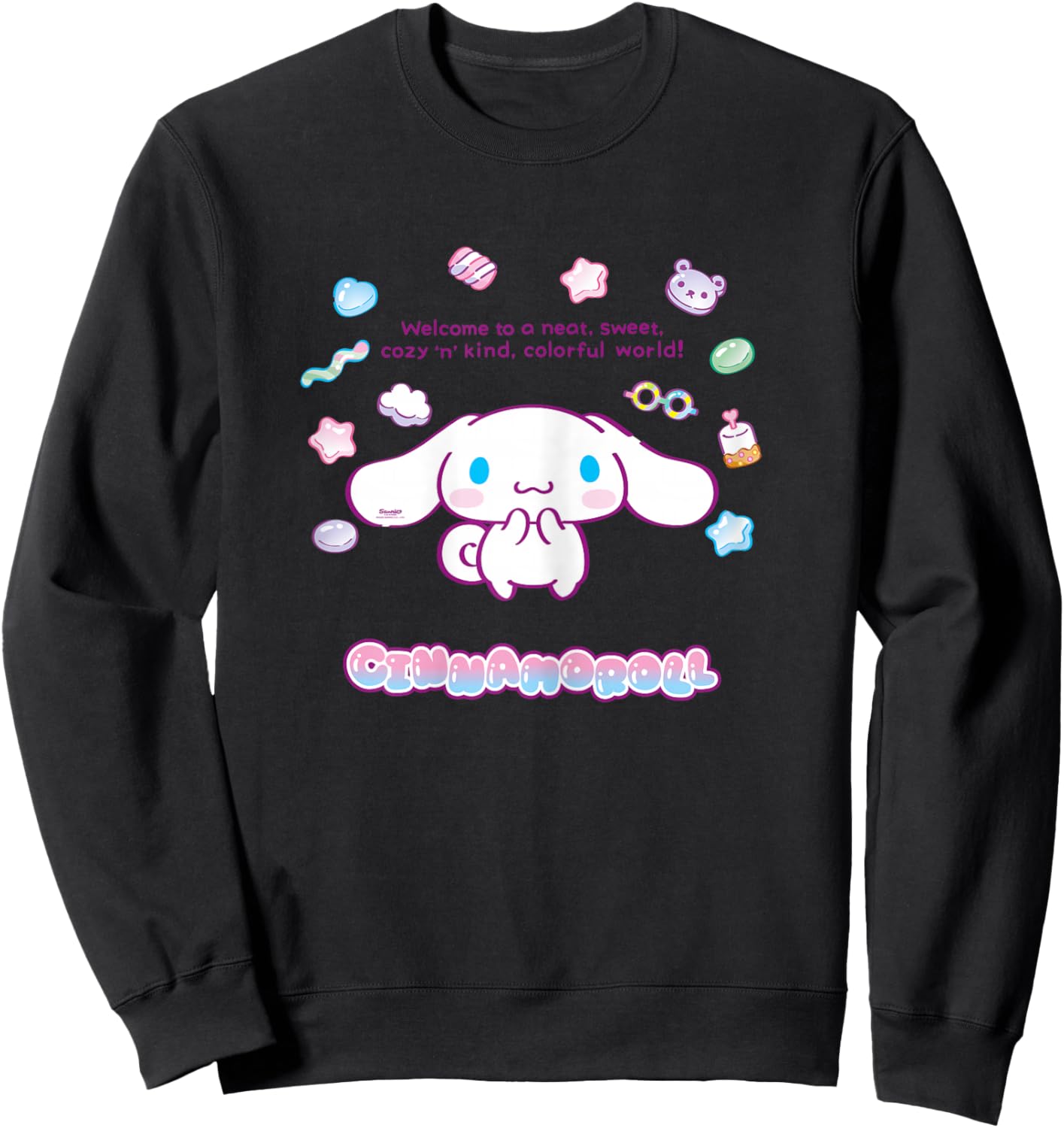 Hello Kitty - Willkommen in Einer süßen Welt, Cinnamoroll Sweatshirt - Sweatshirt | Black