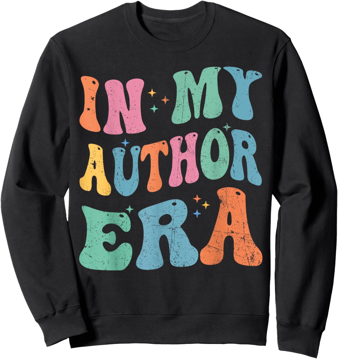 In My Author Era Writer Funny Reading Writing Author Sweatshirt - Sweatshirt | Black