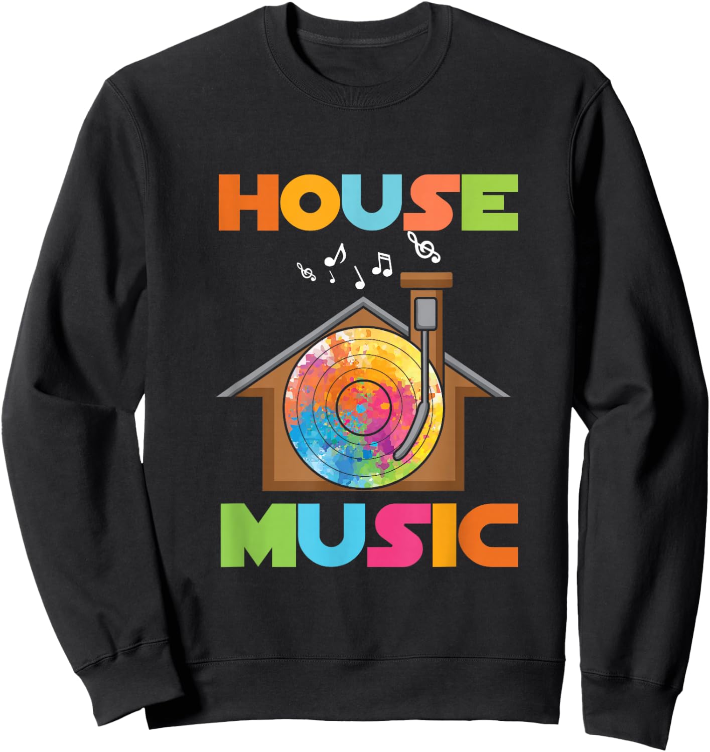 EDM - House Music Party DJ - Concert Sweatshirt - Sweatshirt | Black