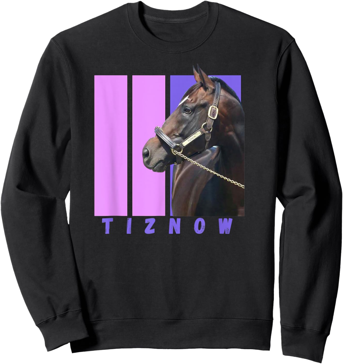 Tiznow, Thoroughbred Racing, Del Mar, Santa Anita, Horses Sweatshirt - Sweatshirt | Black