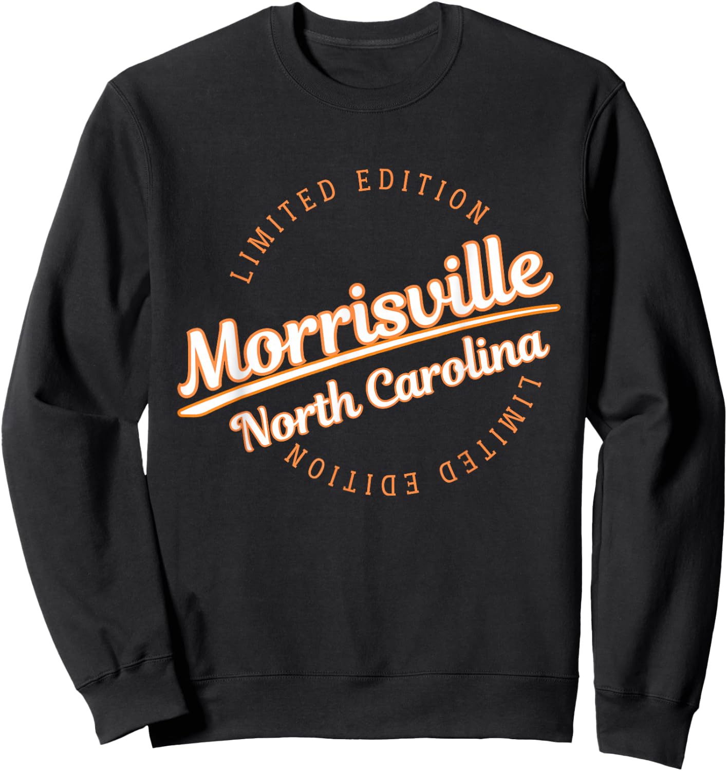 Retro Athletic Morrisville NC Apparel Sweatshirt - Sweatshirt | Black
