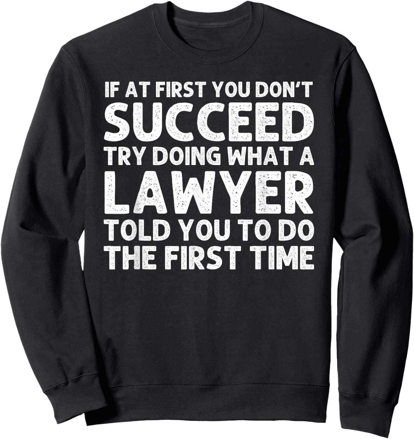 Lawyer Design Women Law Student Attorney Law School Sweatshirt - Sweatshirt | Black