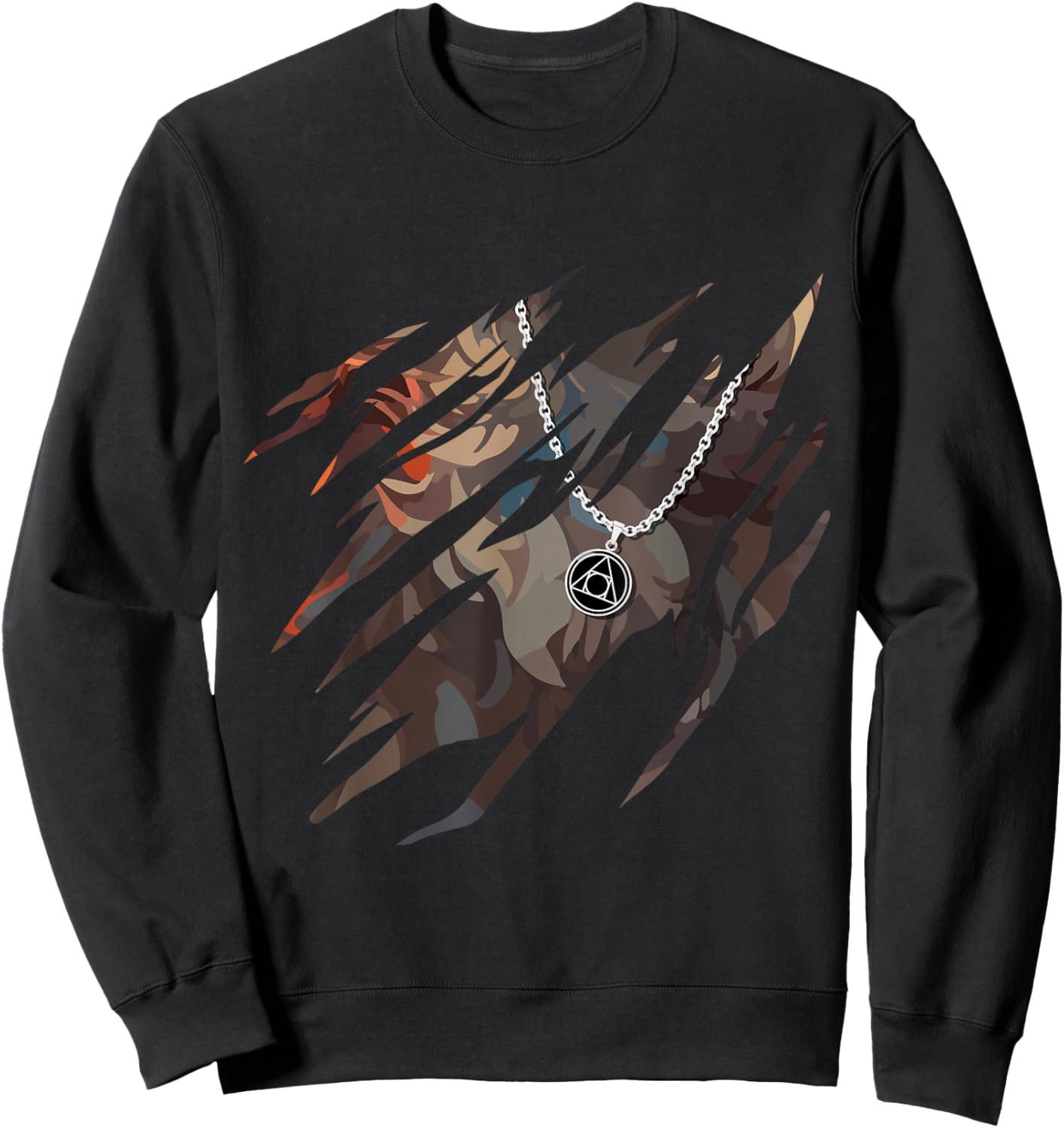 Wolf Kin Theta Delta Alter Kin Dog Cool Otherkin Therian Sweatshirt - Sweatshirt | Black