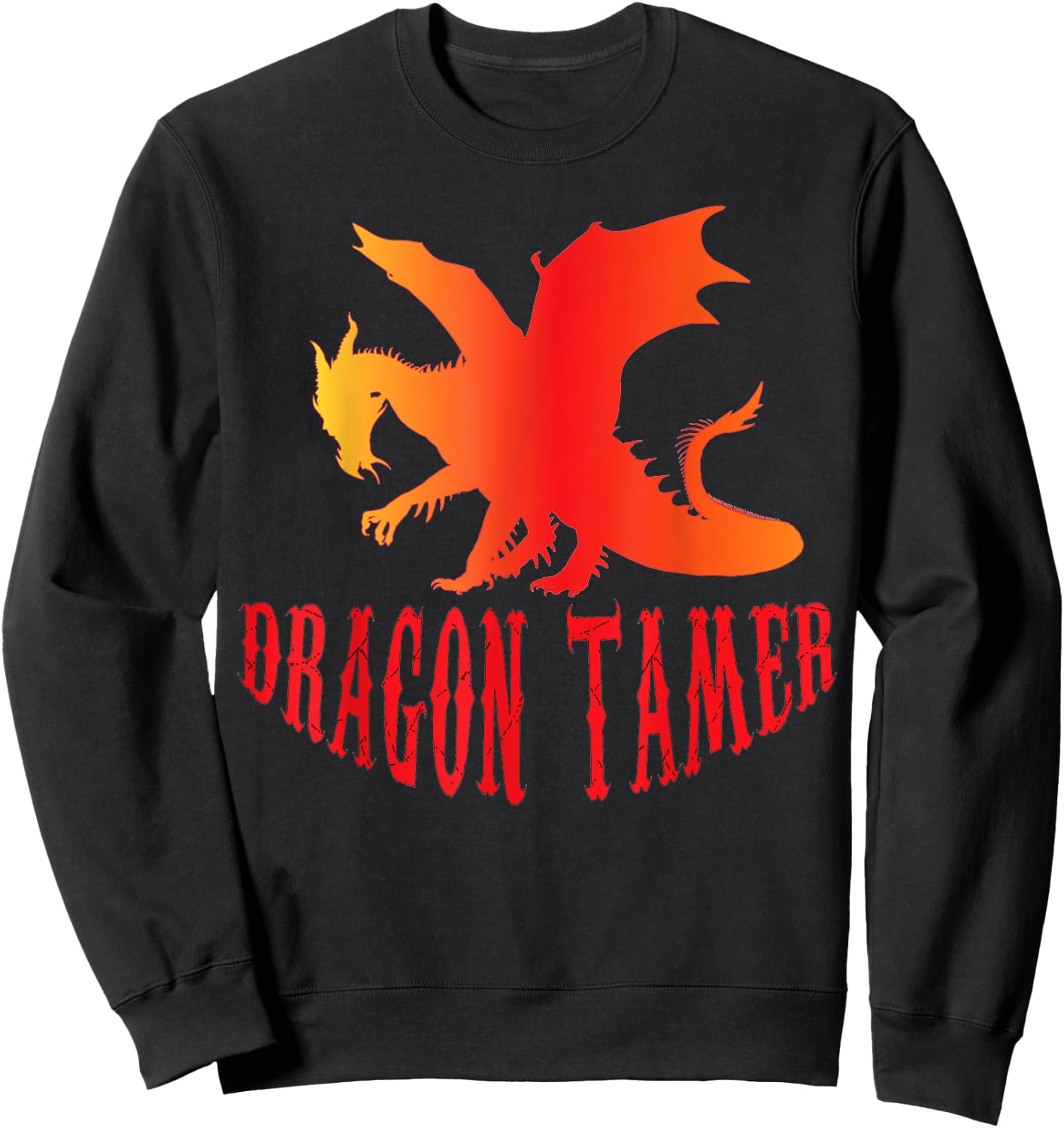 Awesome Dragon Tamer Sweatshirt - Sweatshirt | Black