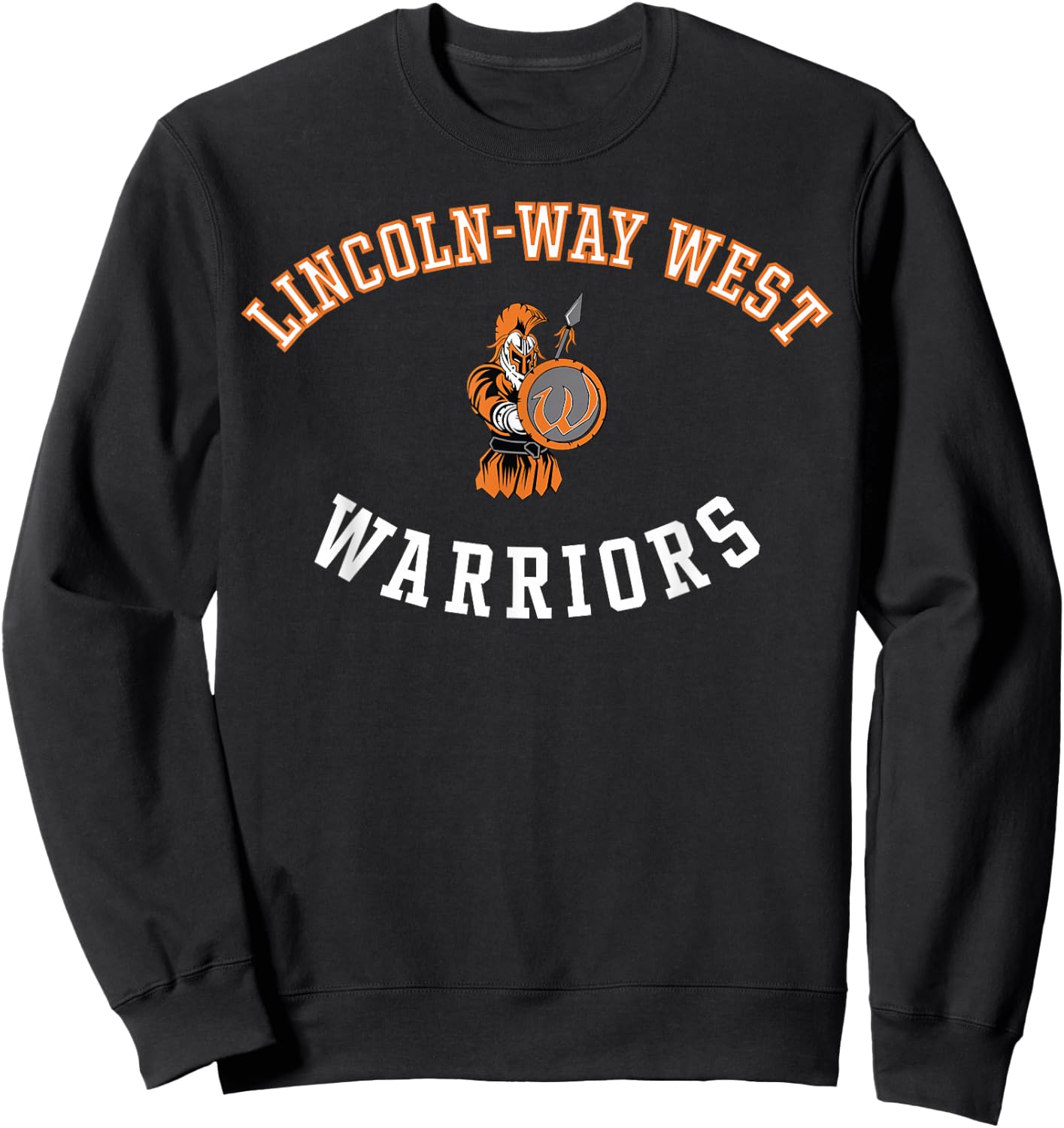 Lincoln-Way West High School Warriors C8 Sweatshirt - Sweatshirt | Black