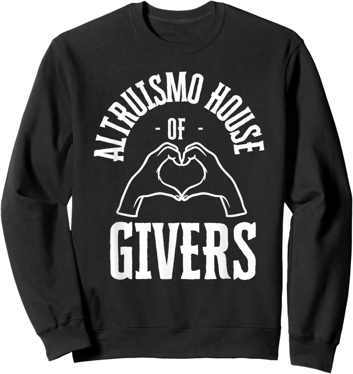 ALTRUISMO House of Givers, RCA Givers School Spirit, Black Sweatshirt - Sweatshirt | Black