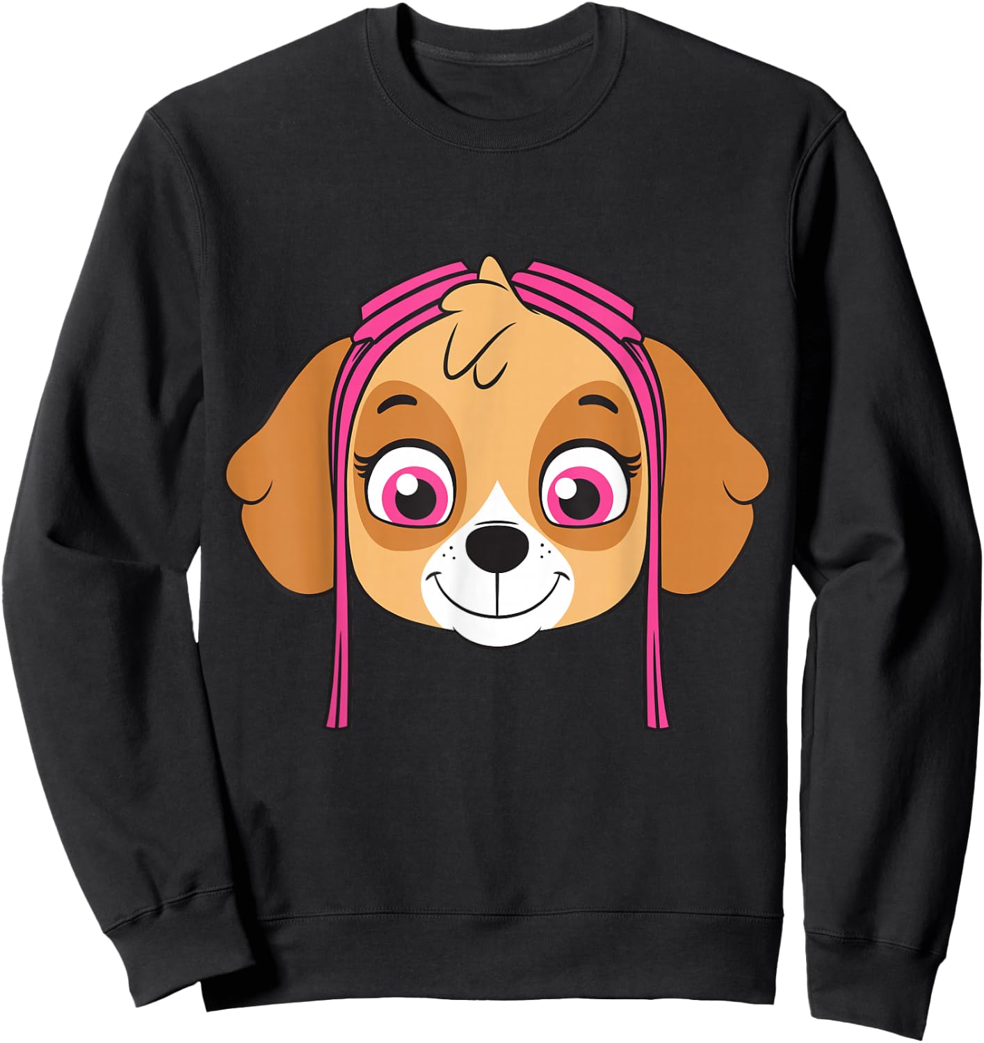 Skye Paw Patrol Face Sweatshirt - Sweatshirt | Black