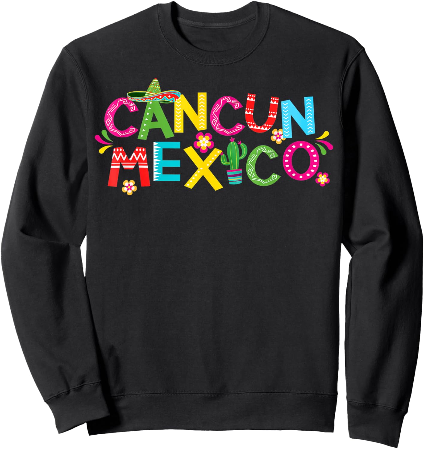 Cancun Mexico Sweatshirt - Sweatshirt | Black