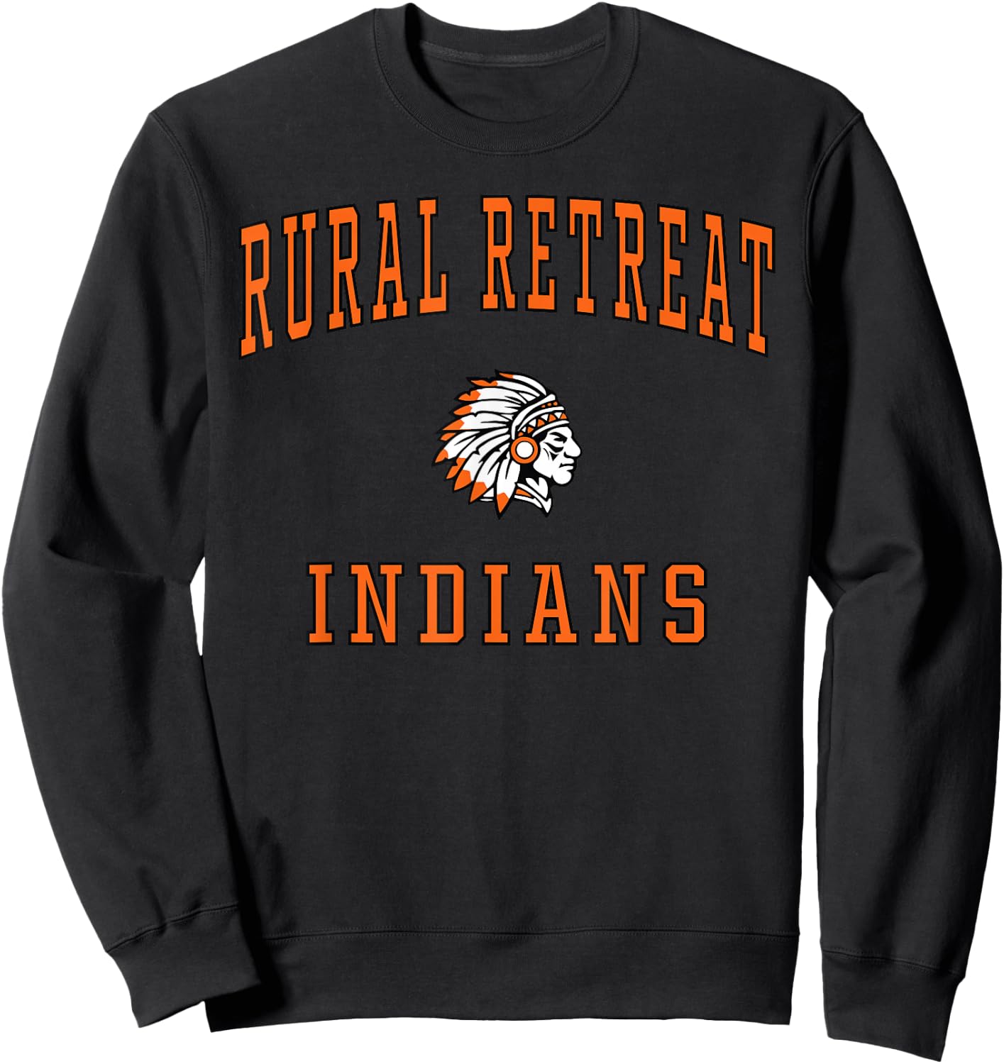 Rural Retreat High School Indians Sweatshirt - Sweatshirt | Black