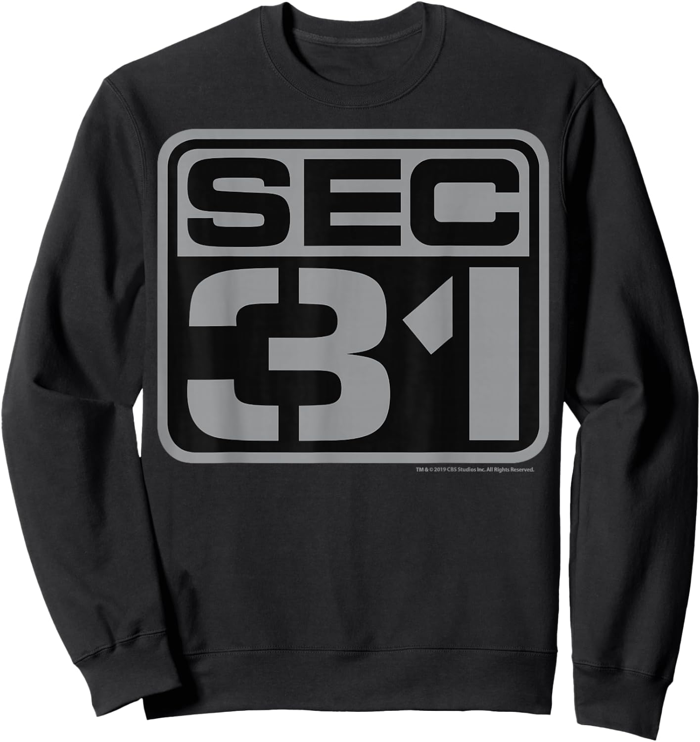 Star Trek Discovery Section 31 Badge Sweatshirt - Sweatshirt | Black