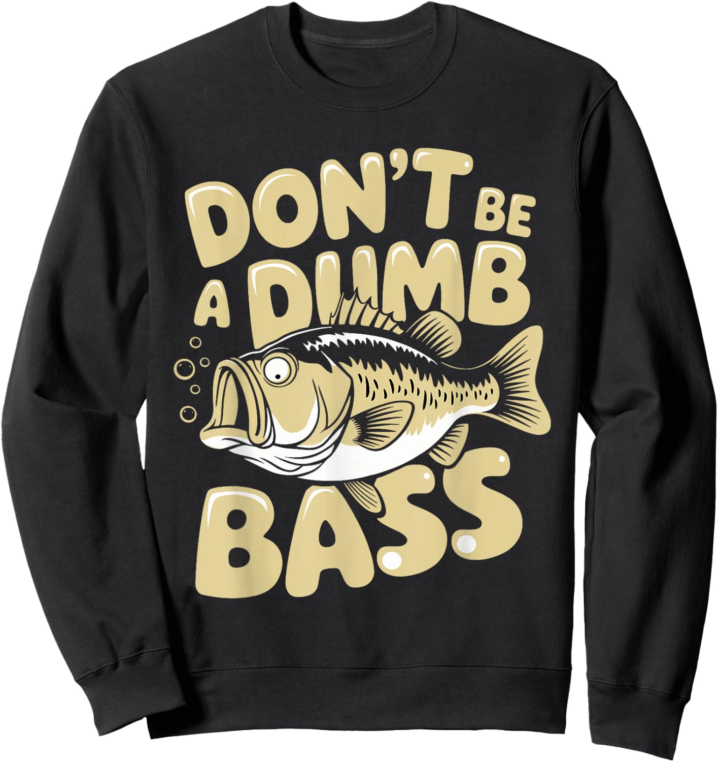 Hilarious Fisherman Gifts & Angler Humor Apparel - Black, Small, Short Sleeve, , All Seasons Sweatshirt - Sweatshirt | Black