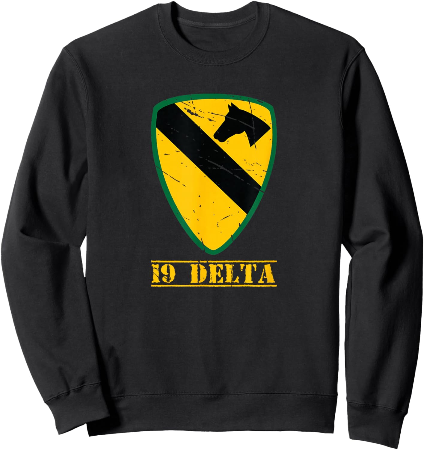 1st Cavalry Division Shirt America's First Team Sweatshirt - Sweatshirt | Black