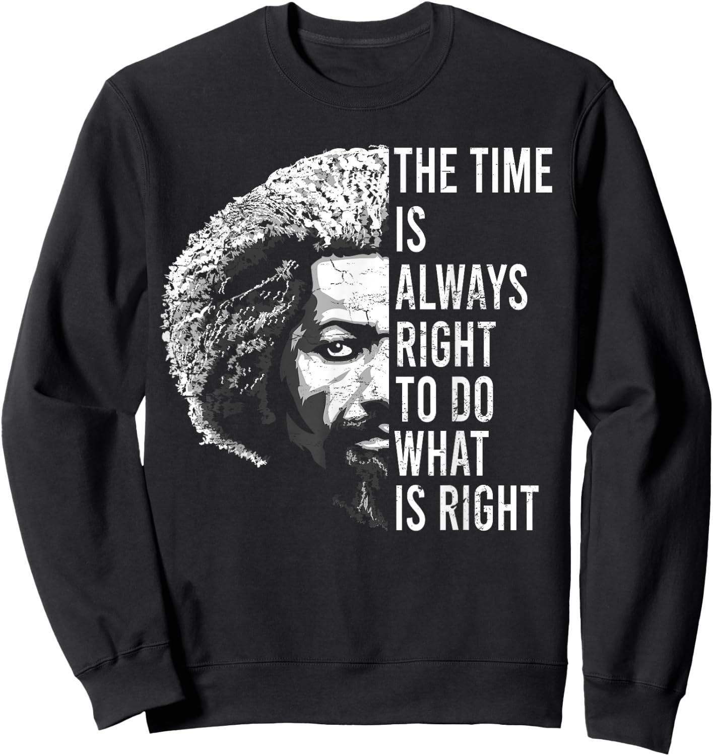 Frederick Douglass Quote Apparel Black History Month Vintage Sweatshirt - Sweatshirt | Black