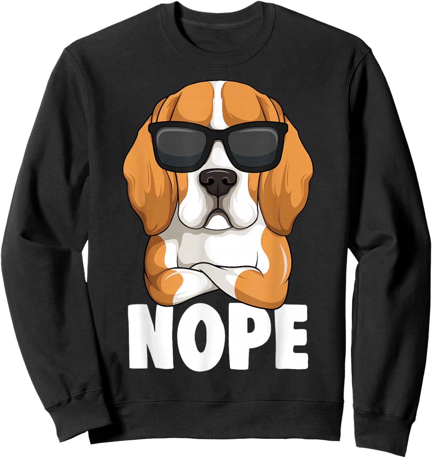 Beagle Hund Kinder Jungen Frauen Sweatshirt - Sweatshirt | Black