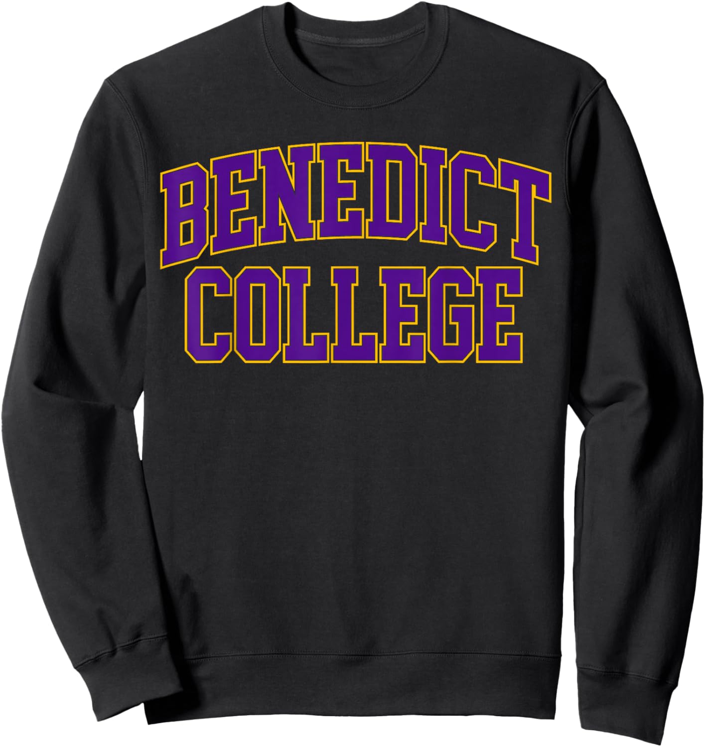 Benedict Vintage College Retro Men Women Sweatshirt - Sweatshirt | Black