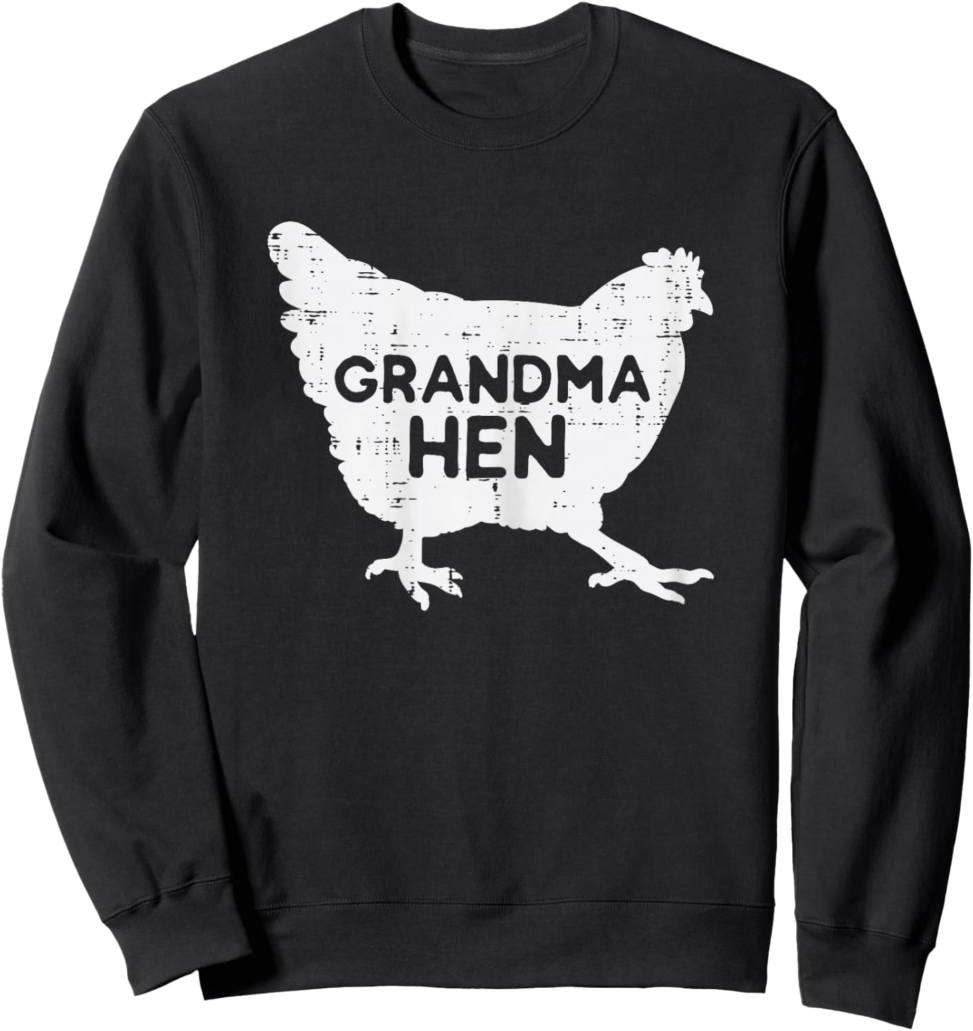 Grandma Hen Chicken Mothers Day Farm Farmer Nana Mimi Women Sweatshirt - Sweatshirt | Black
