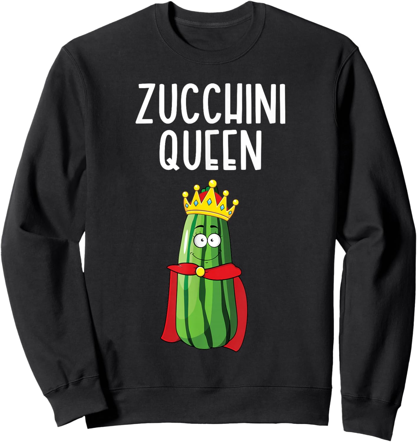 Zucchiniqueen Sweatshirt - Sweatshirt | Black