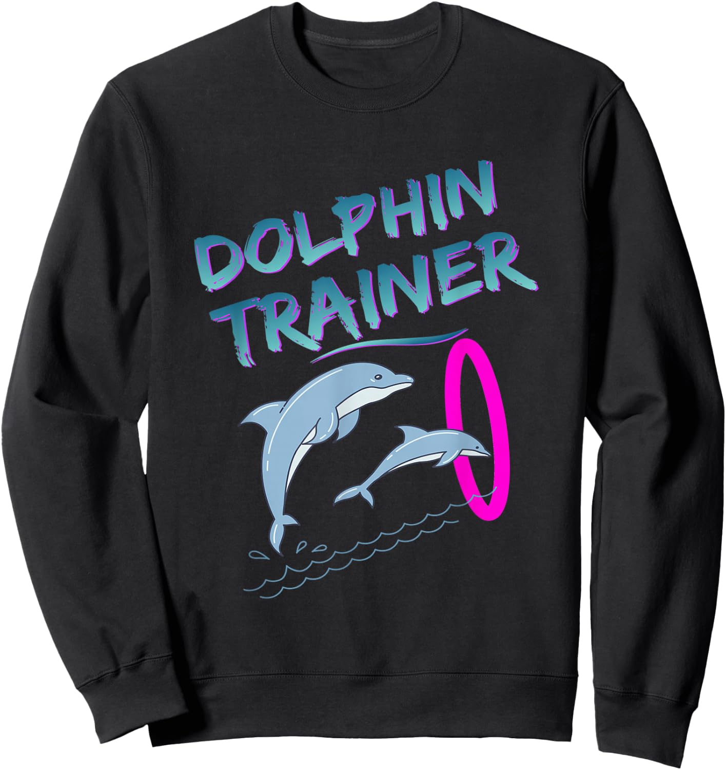 Dolphin Trainer Halloween Costume Sweatshirt - Sweatshirt | Black