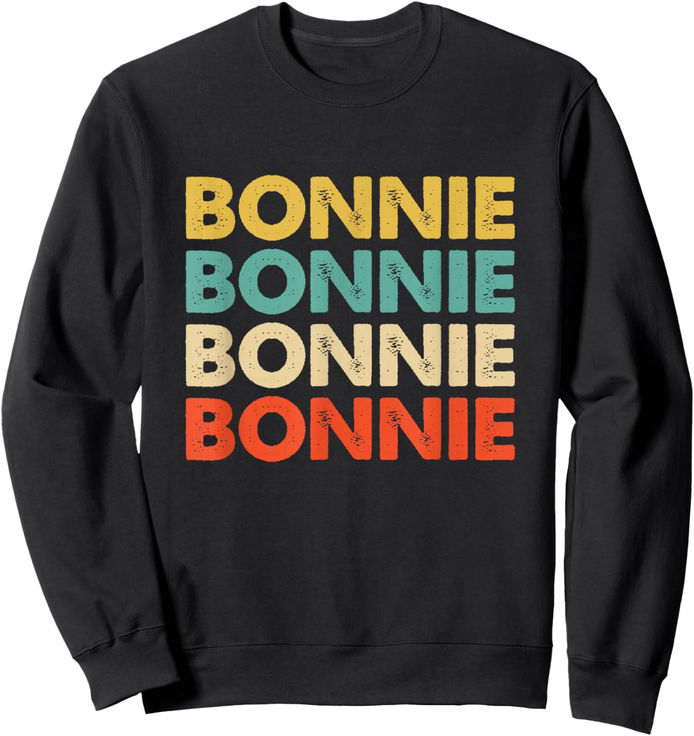 Bonnie Name Sweatshirt - Sweatshirt | Black