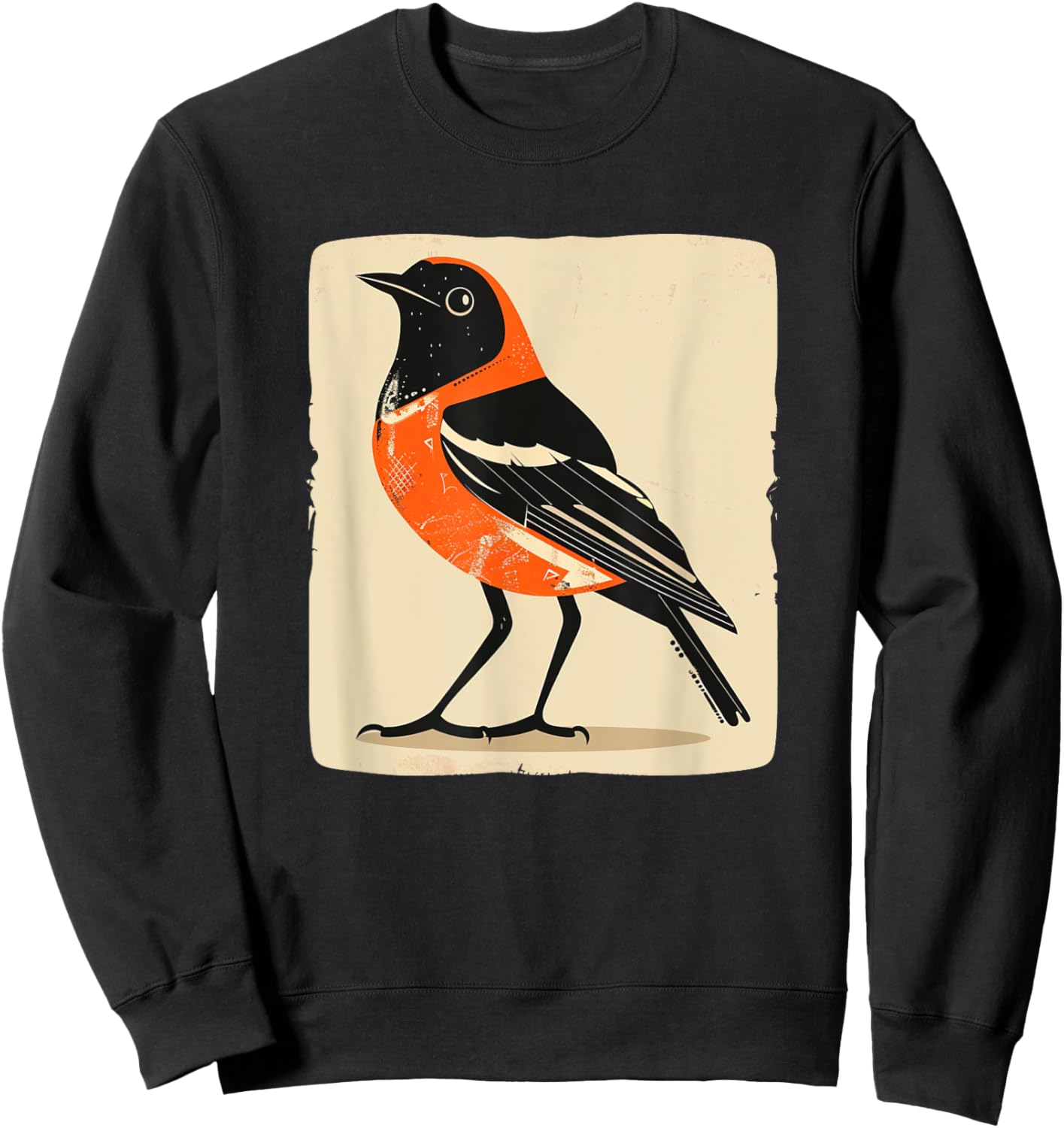 Nice Oriole Bird for Birds Fans Sweatshirt - Sweatshirt | Black