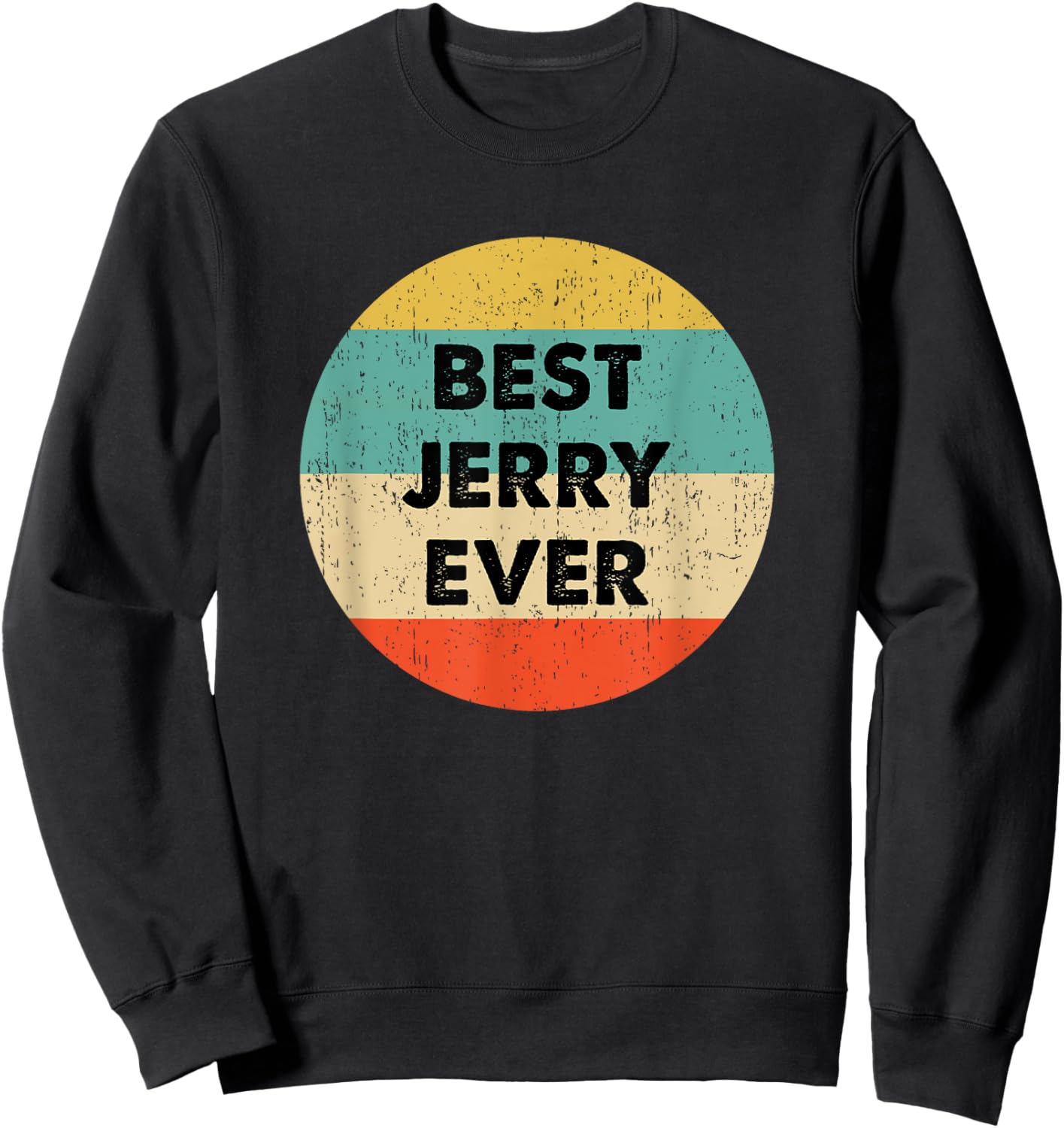 Jerry Name Sweatshirt - Sweatshirt | Black
