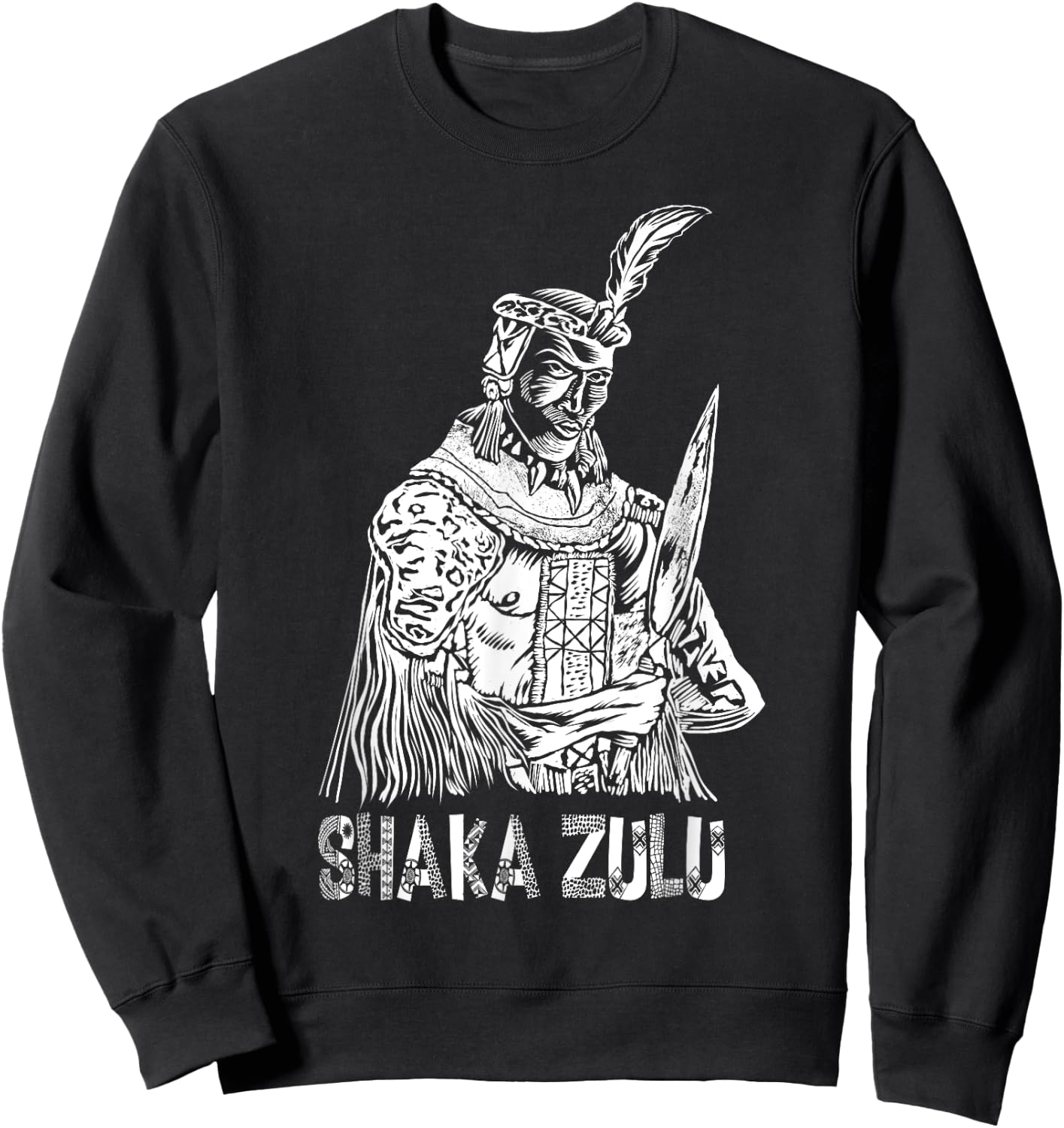 Cool Shaka Zulu African King Pride Funny Gift Women Sweatshirt - Sweatshirt | Black