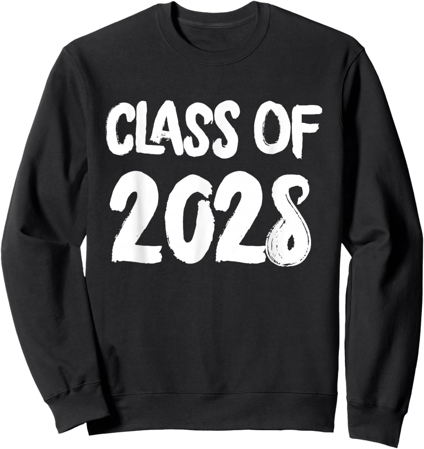 Class Of 2028 Senior Graduation High School College Sweatshirt - Sweatshirt | Black