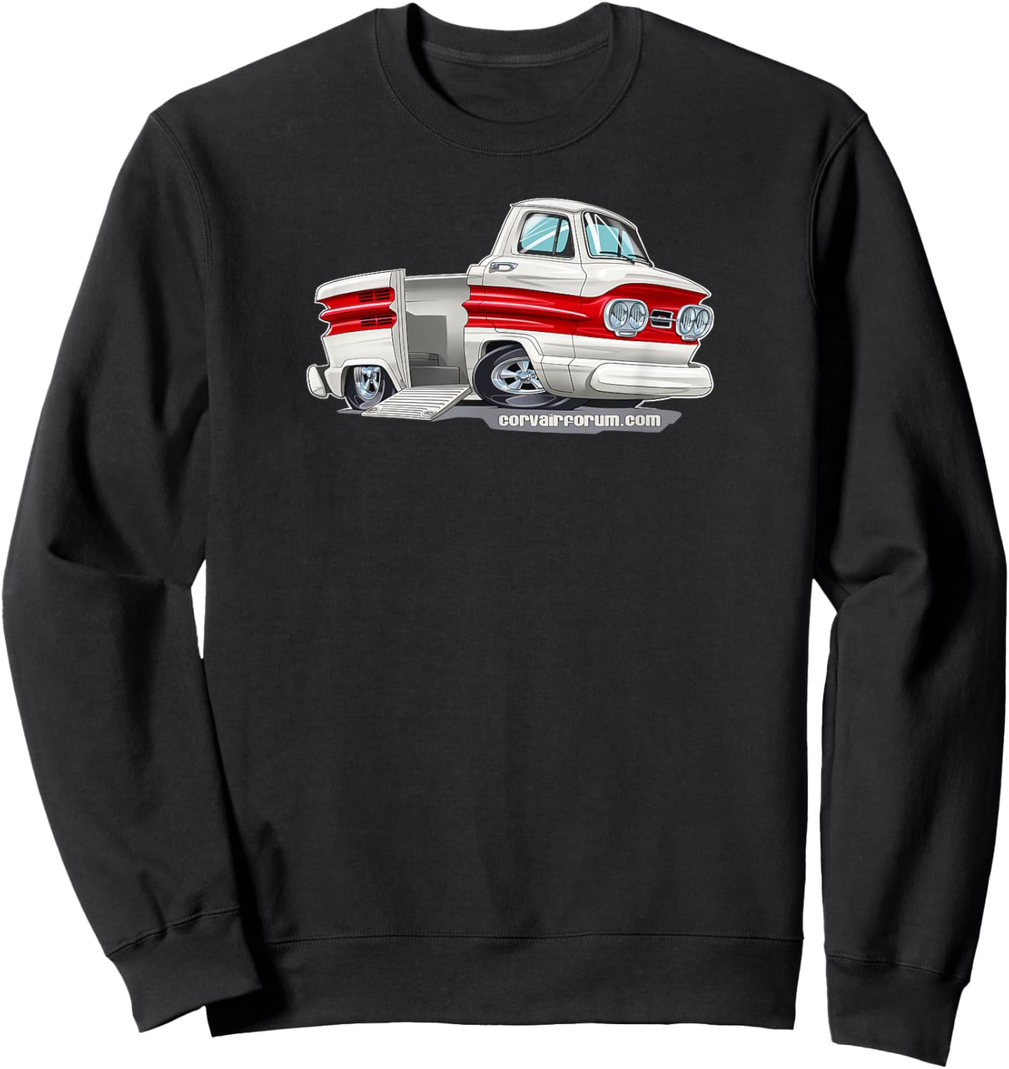 Corvair Rampside Cartoon Sweatshirt - Sweatshirt | Black