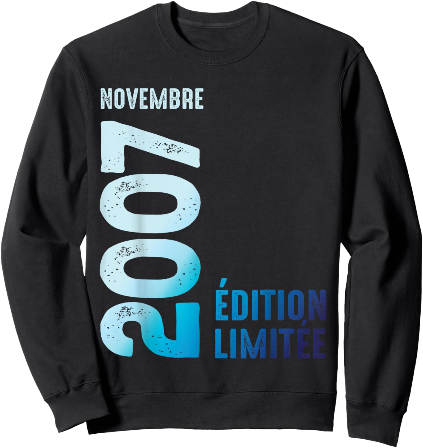 Limited Edition 2007 November 2007 , Black, S Sweatshirt - Sweatshirt | Black