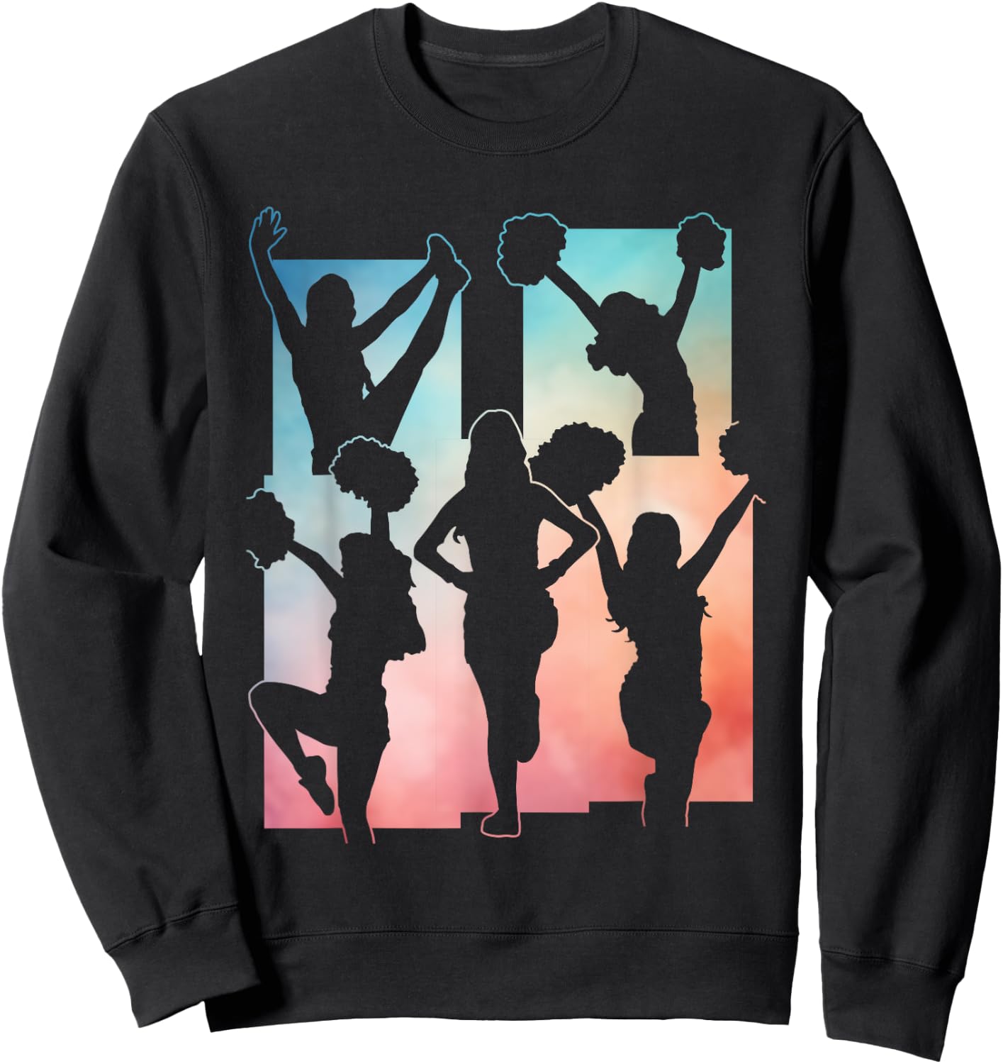 Cheerleading Cheer Stuff for Cheerleader Girls Funny Cheerleader Cheering Acrobatic Enthusiast Cheerleading Sweatshirt - Sweatshirt | Black