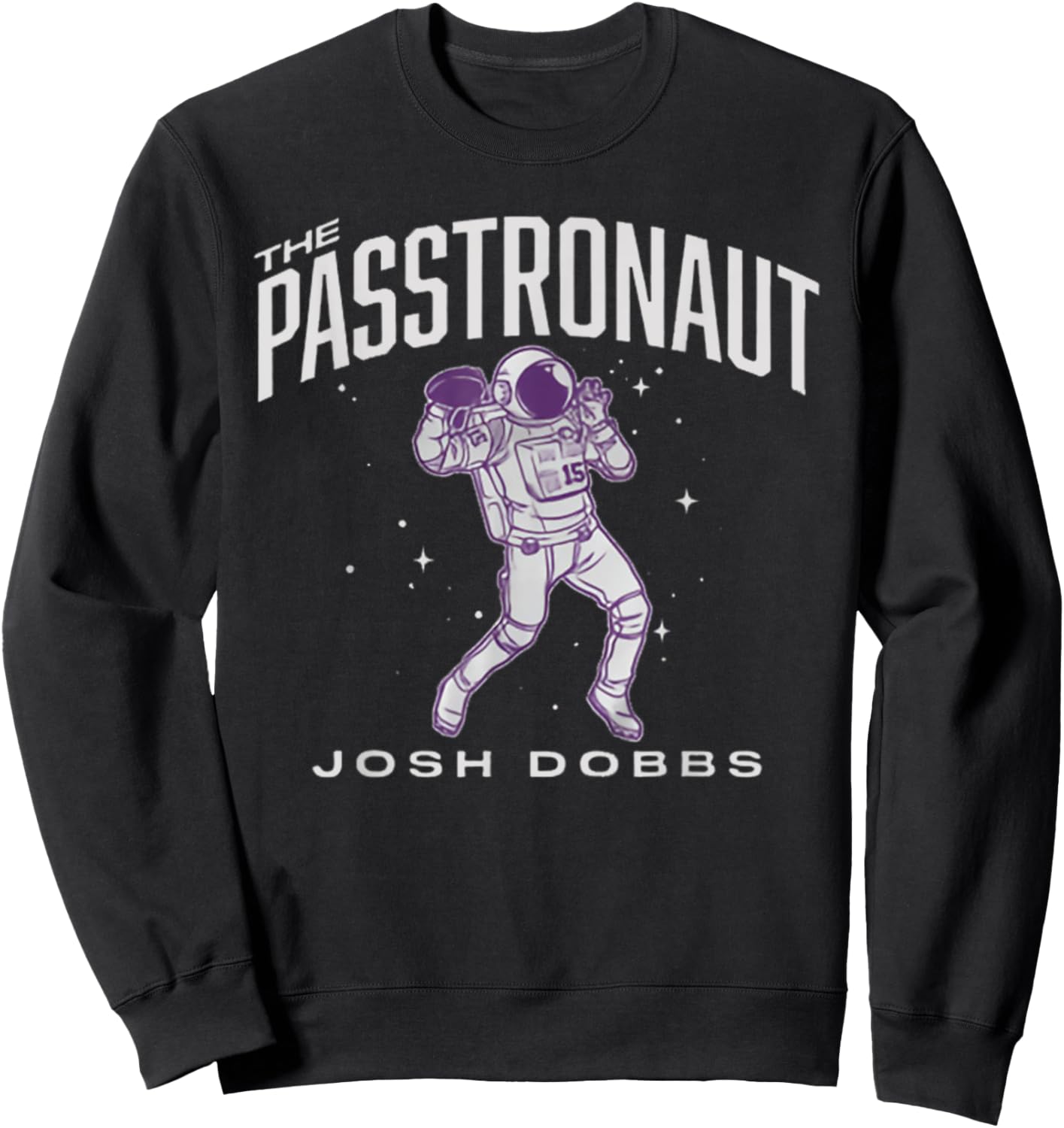 Josh Dob The Passtronaut Exploring Space And The Moon Sweatshirt - Sweatshirt | Black