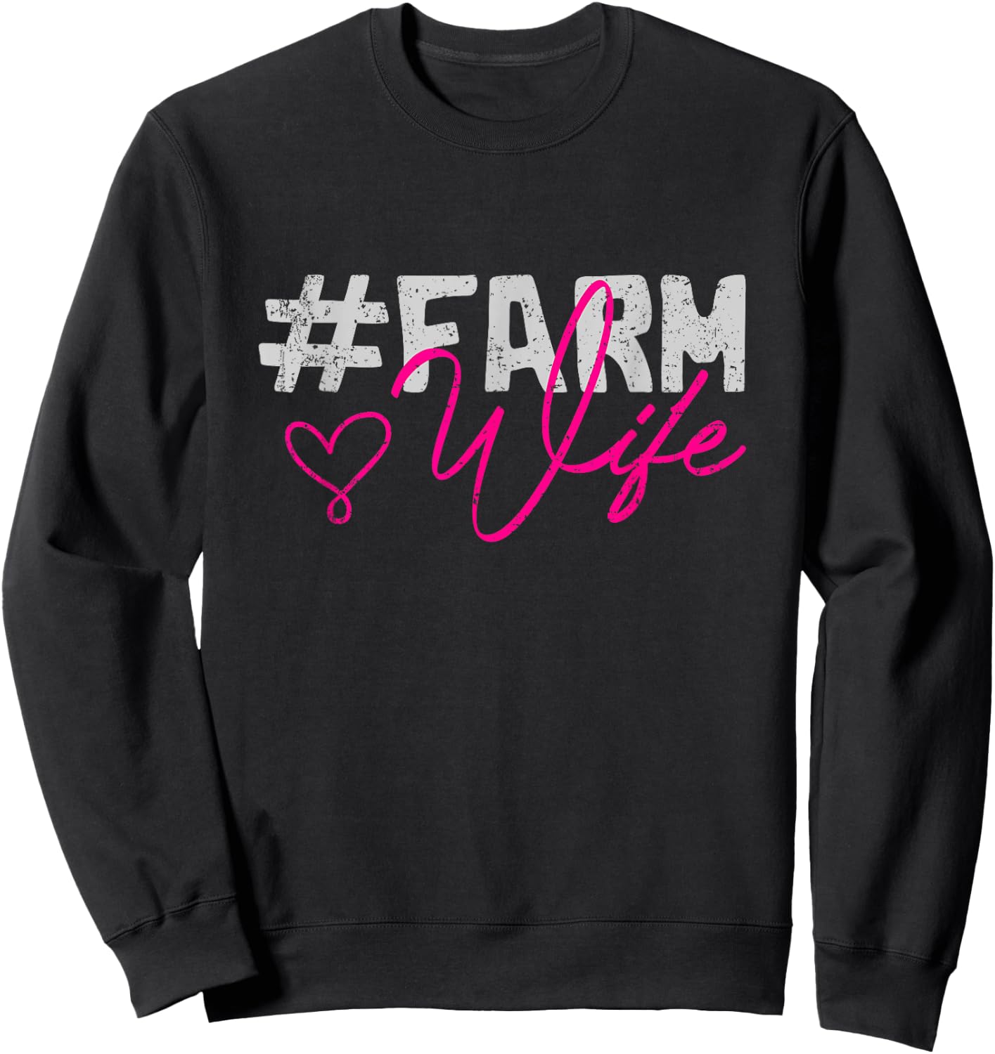 Farmers Wife Women Gift Farming Farmer Sweatshirt - Sweatshirt | Black